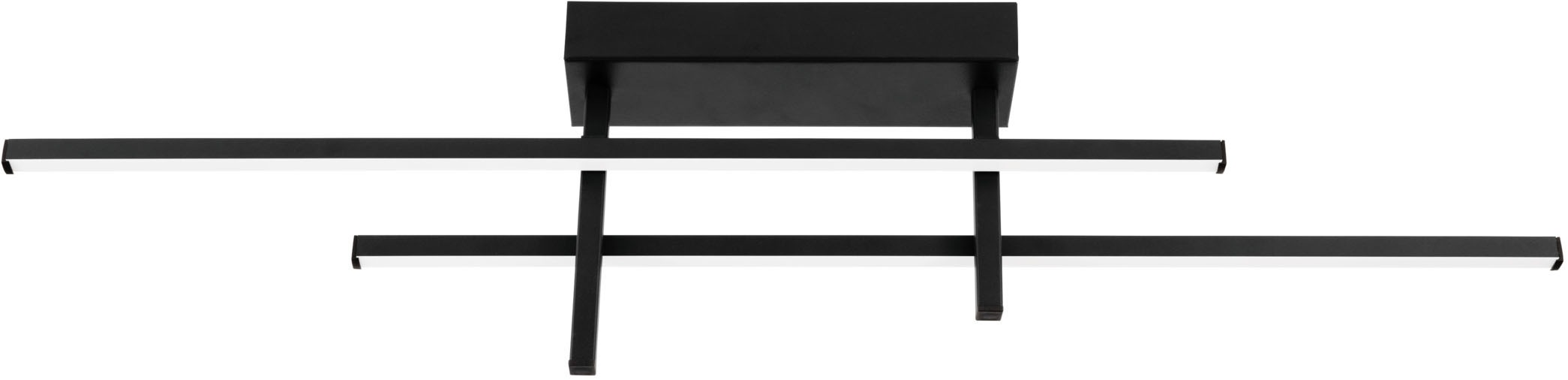 EGLO Deckenleuchte »TREPILIANO Deckenlampe - Alu, Stahl - LED - 20W - IP20« LED-Modul 1 Stk. Warmweiß Wohzimmerlampe, Esszimmerlampe, Flur, Schlafzimmer, L110 x B7 x H14 cm