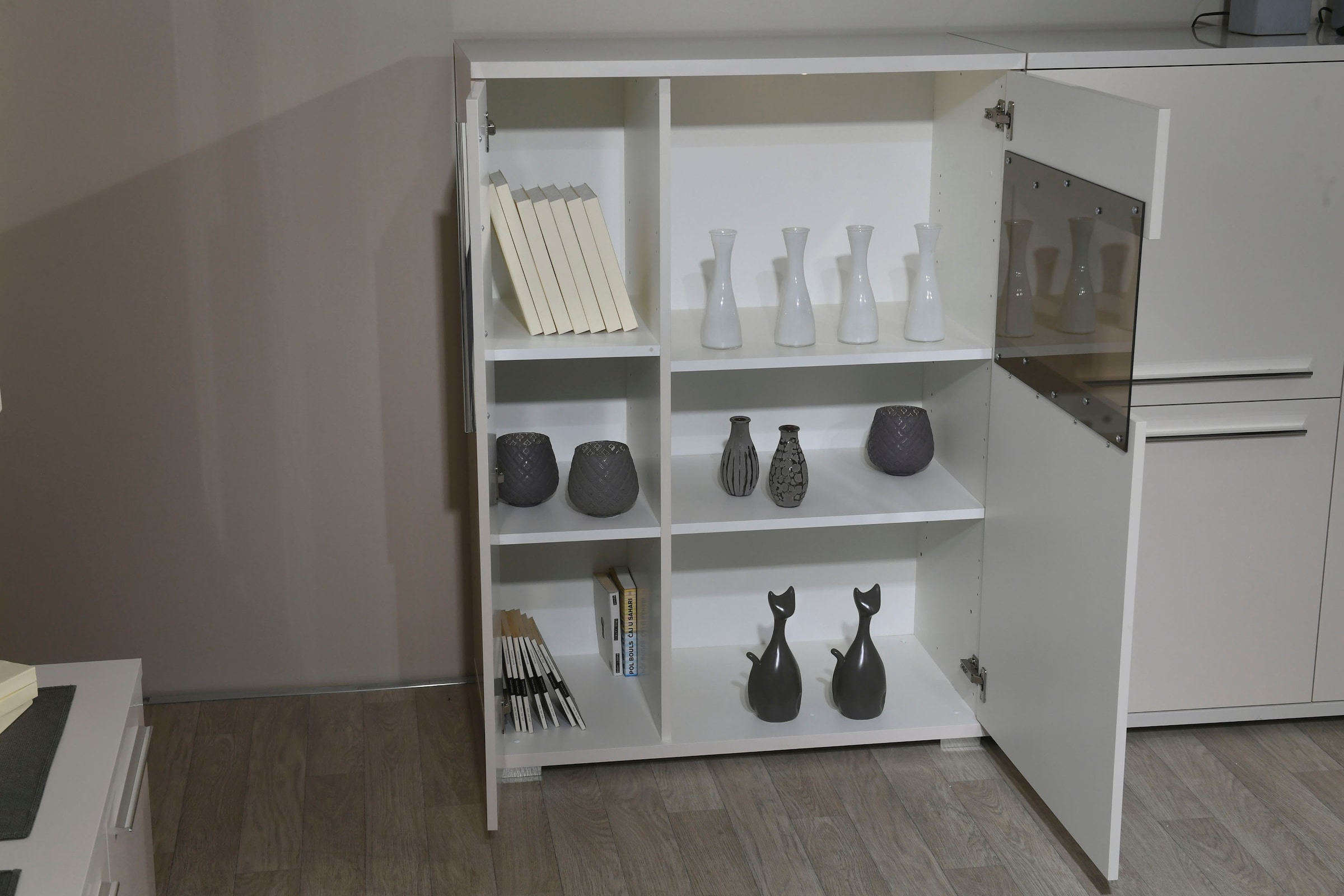 Vitrine kaufen »Piano«, Raten Funktion auf Style lackiert, of Places UV Soft-Close
