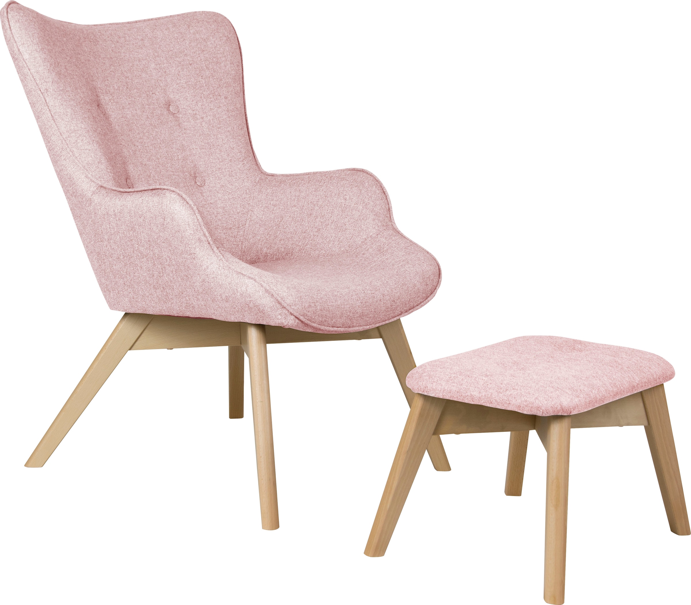 Home affaire Sessel »Nicko« wahlweise mit und ohne Hocker günstig online kaufen