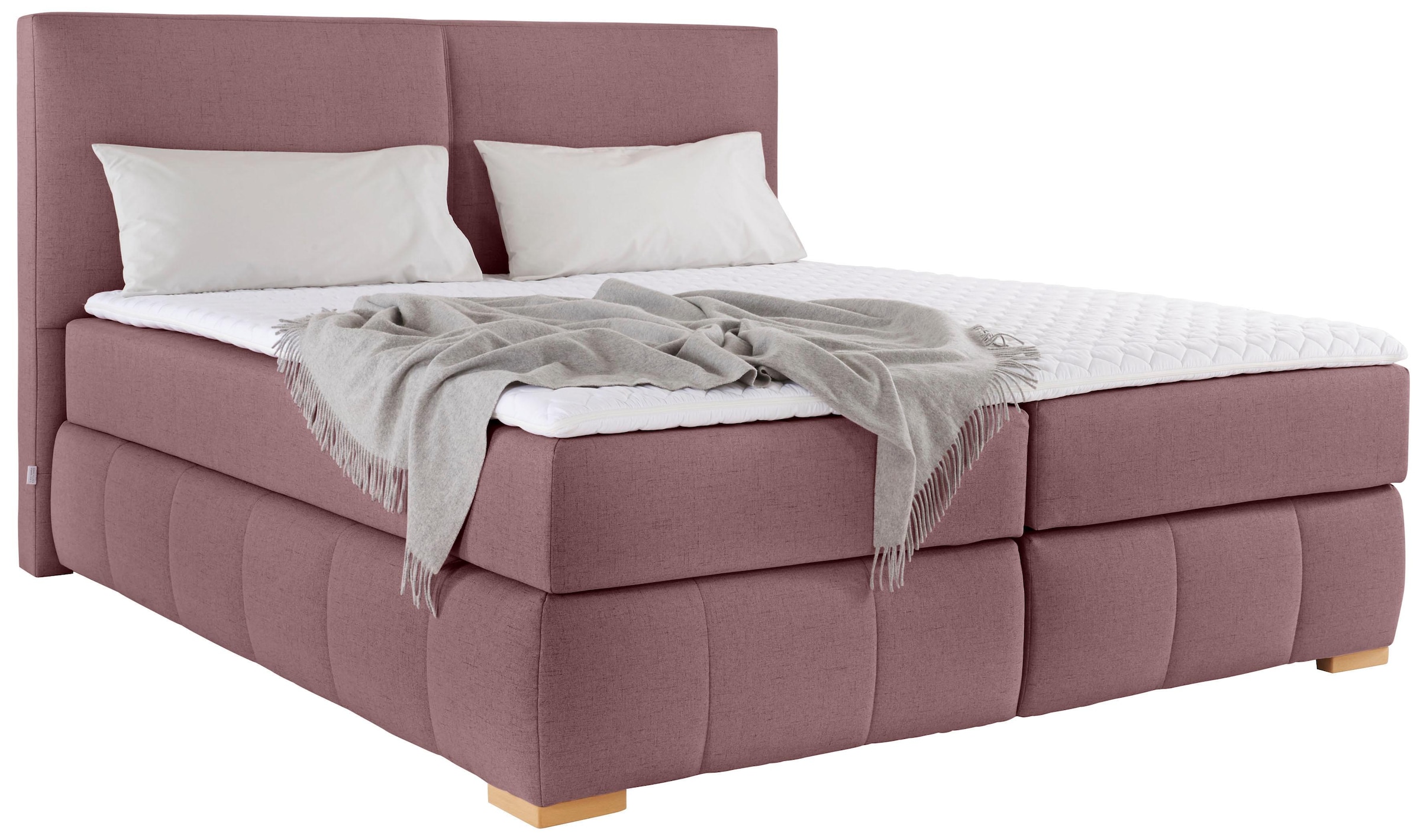 5. Bild von Guido Maria Kretschmer Home&Living Boxspringbett »Wehma«, inkl. Topper in 3 verschiedenen Matratzen, auch in Samtstoff