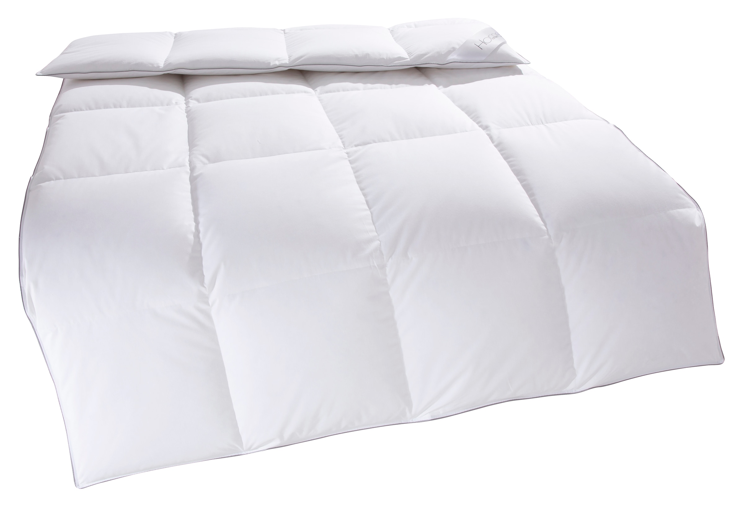 Home affaire Daunenbettdecke »Tamins, Bettdecke 135x200 cm, 155x220 cm, Made in Germany«, extrawarm, Füllung 100% Daunen, Bezug 100% Baumwolle, (1 St.), Sommer, Winter, Decke, Made in Germany, Allergiker geeignet (NOMITE)