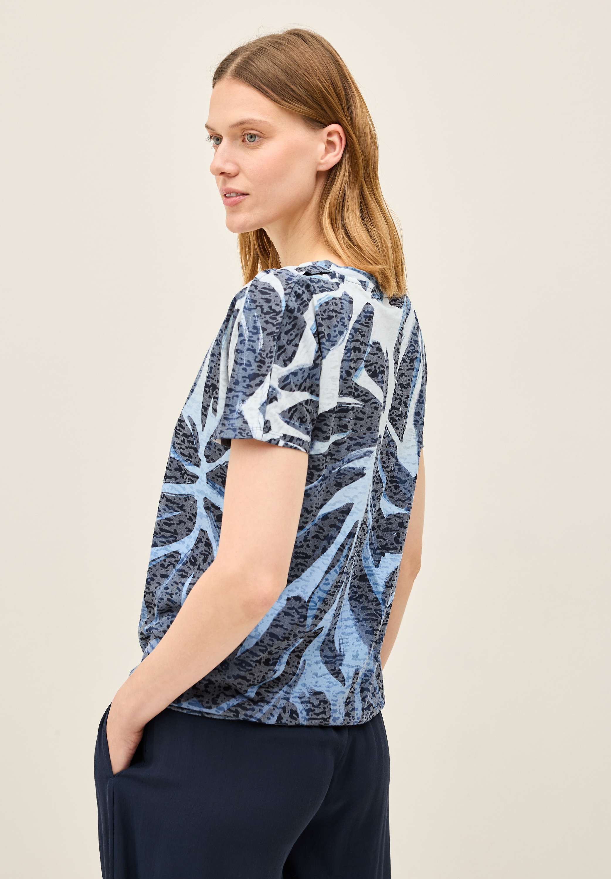 Cecil Print-Shirt, im Ausbrenner-Optik