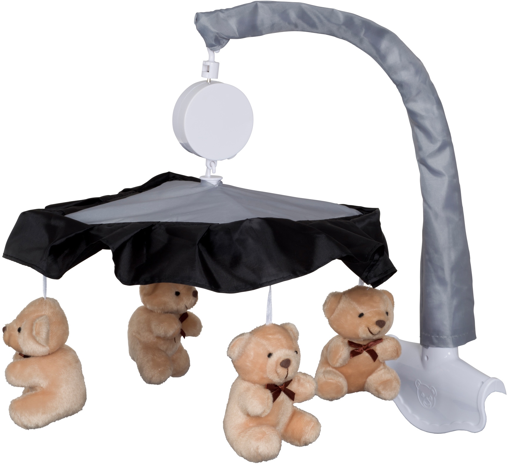BabyGo Baby-Reisebett »Sleeper Deluxe, black«, mit Musik-Mobile