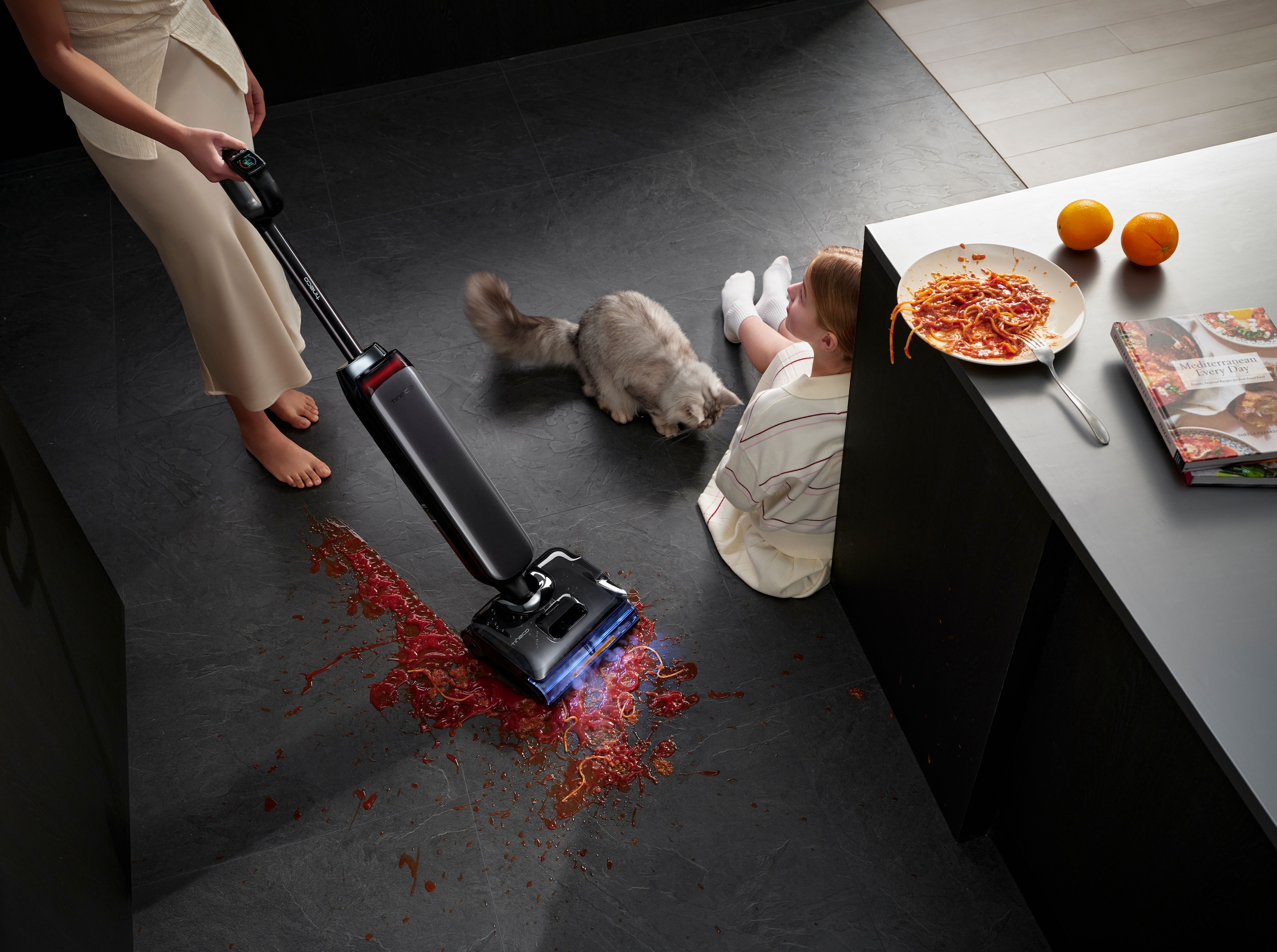 Tineco Nass-Trocken-Sauger »FLOOR ONE S9 Artist Steam Pro, Dampfreiniger mit 160°C Dampfreinigung« 22kPA Saugleistung, Selbstantrieb, 90 Minuten