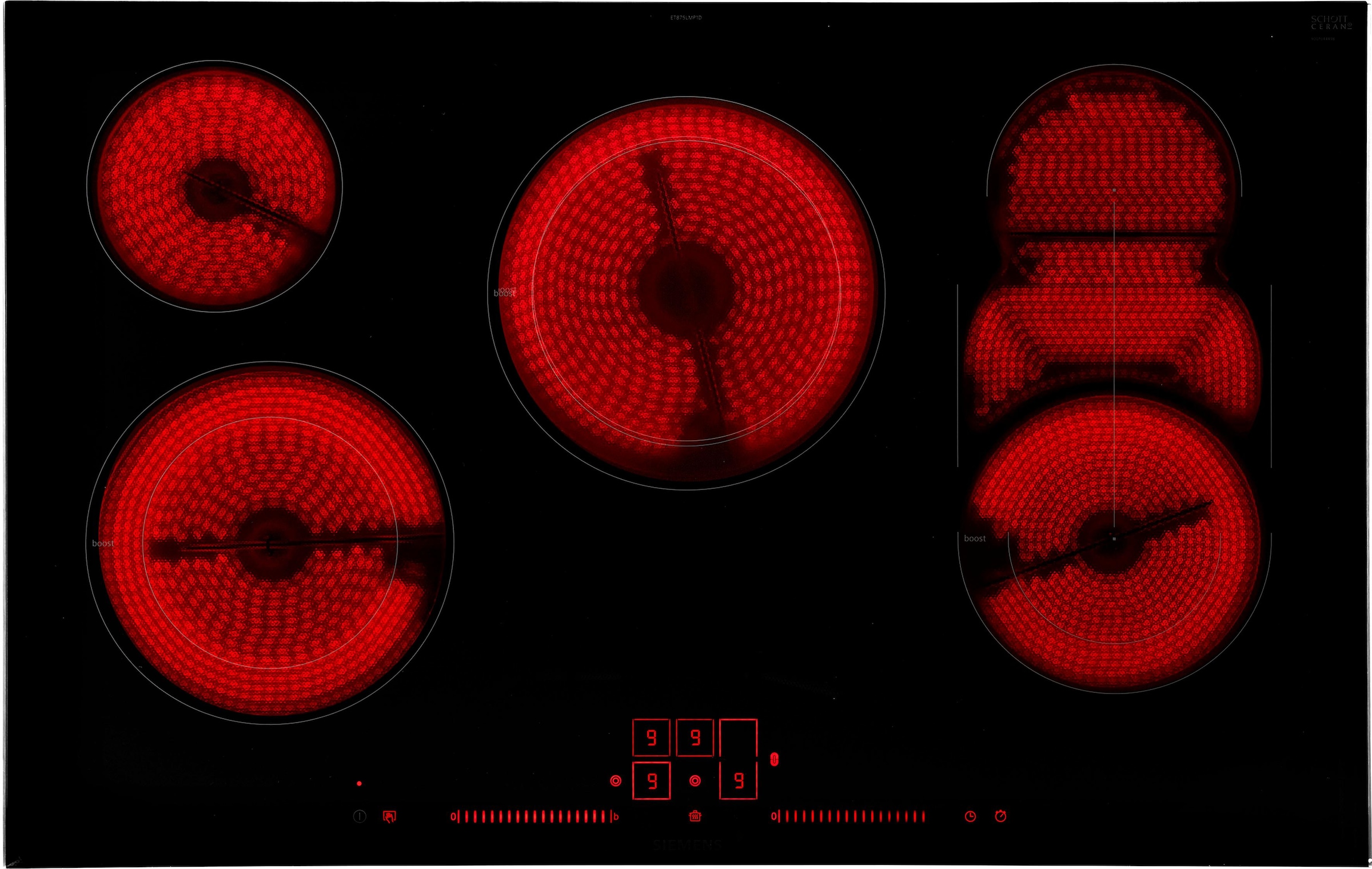 SIEMENS Elektro-Kochfeld auf ET875LMP1D »ET875LMP1D«, von CERAN® Raten bestellen SCHOTT