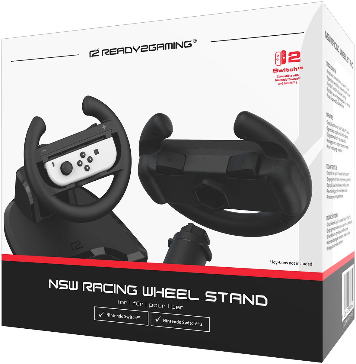 Ready2gaming Controller »Switch 2 Lenkrad Stand für Joycon Controler«