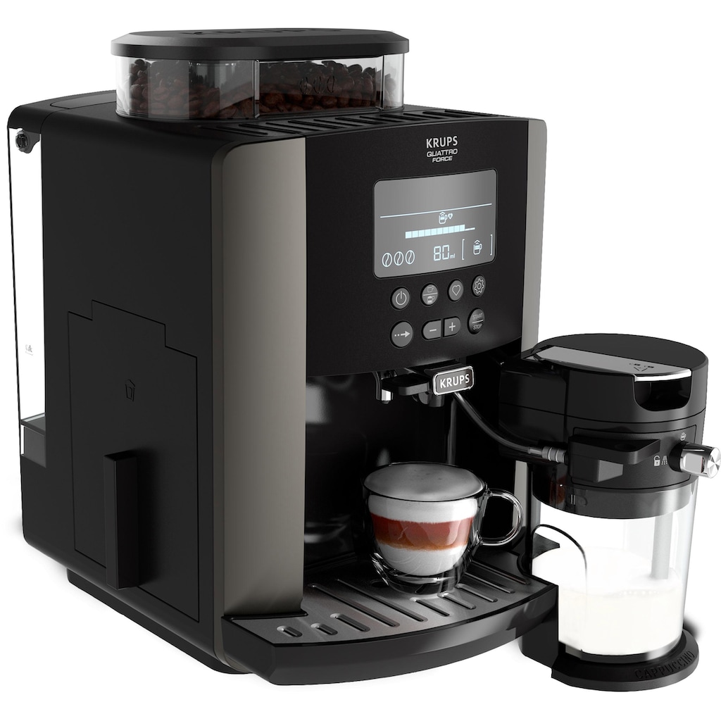 Krups Kaffeevollautomat »EA819E Arabica Latte Quattro Force«