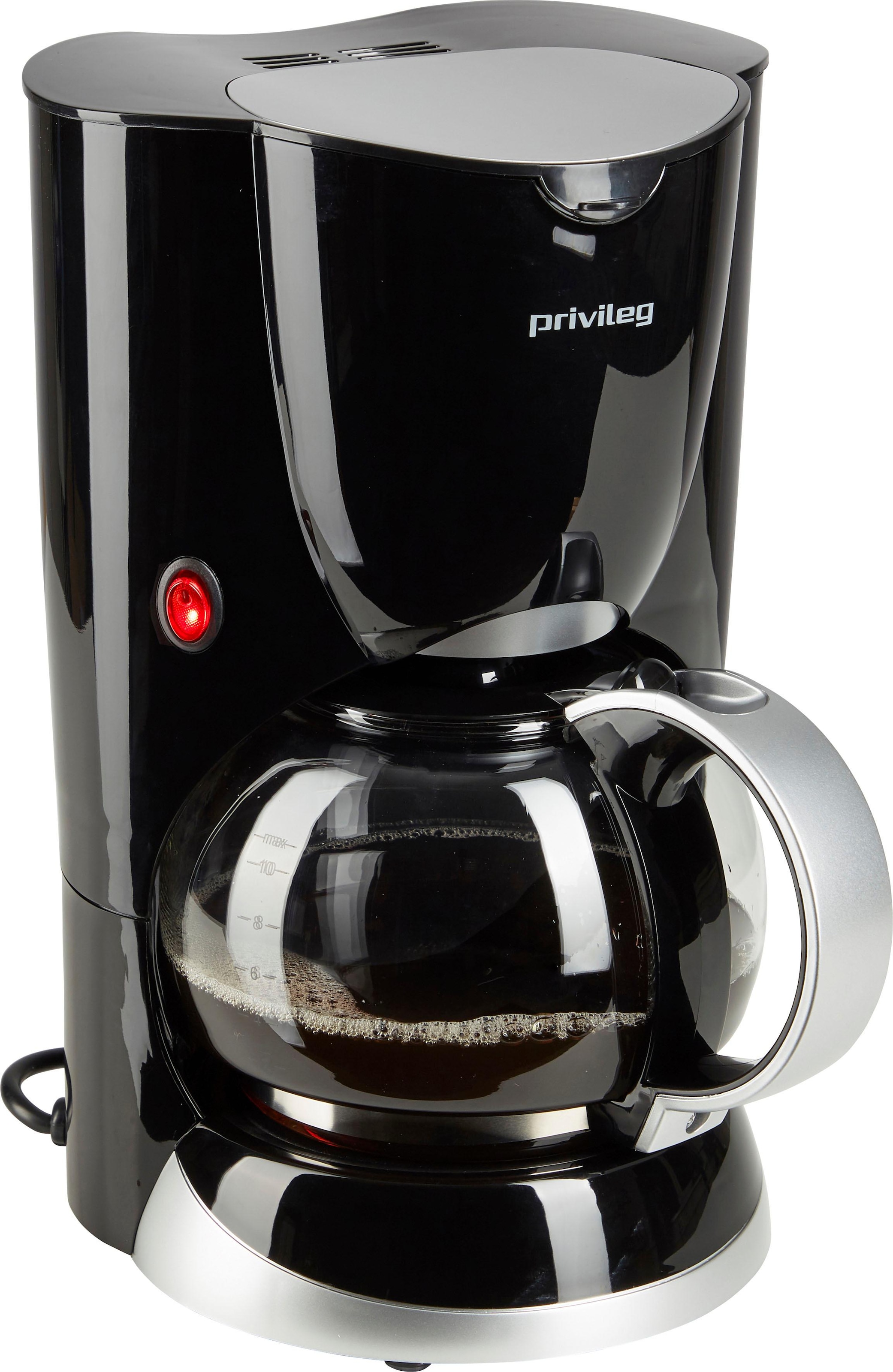Privileg Filterkaffeemaschine »Max. 1080 Watt« 1,37 l Kaffeekanne Papierfil günstig online kaufen