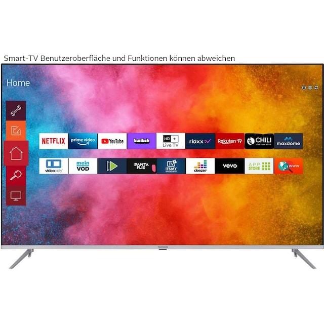 bestellen LED-Fernseher cm/65 4K auf Zoll, Ultra TV 164 Raten Telefunken Smart- HD, »D65V850M5CWH«,