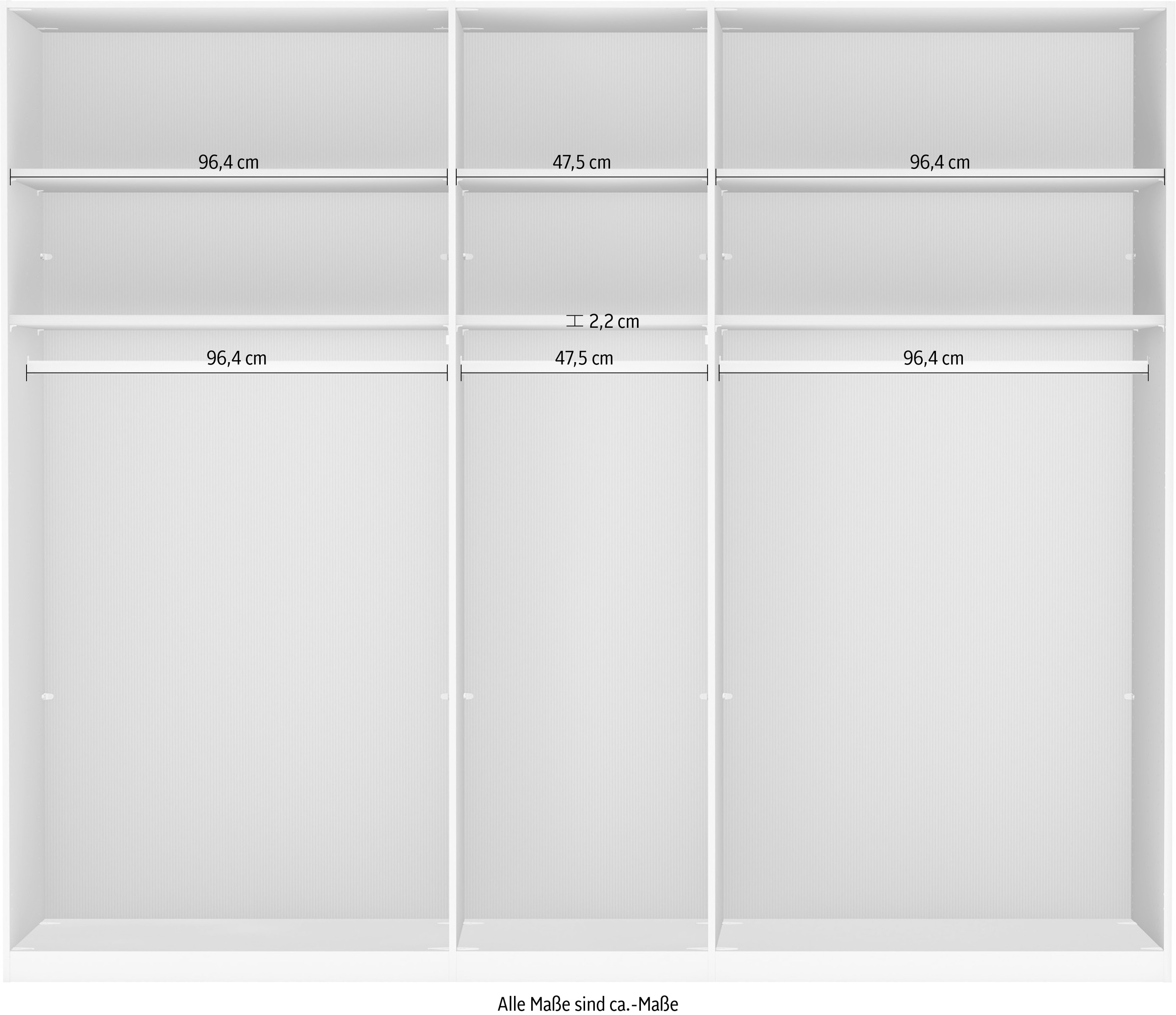 WIEMANN Kleiderschrank »Acapulco« hochwertige Beschläge