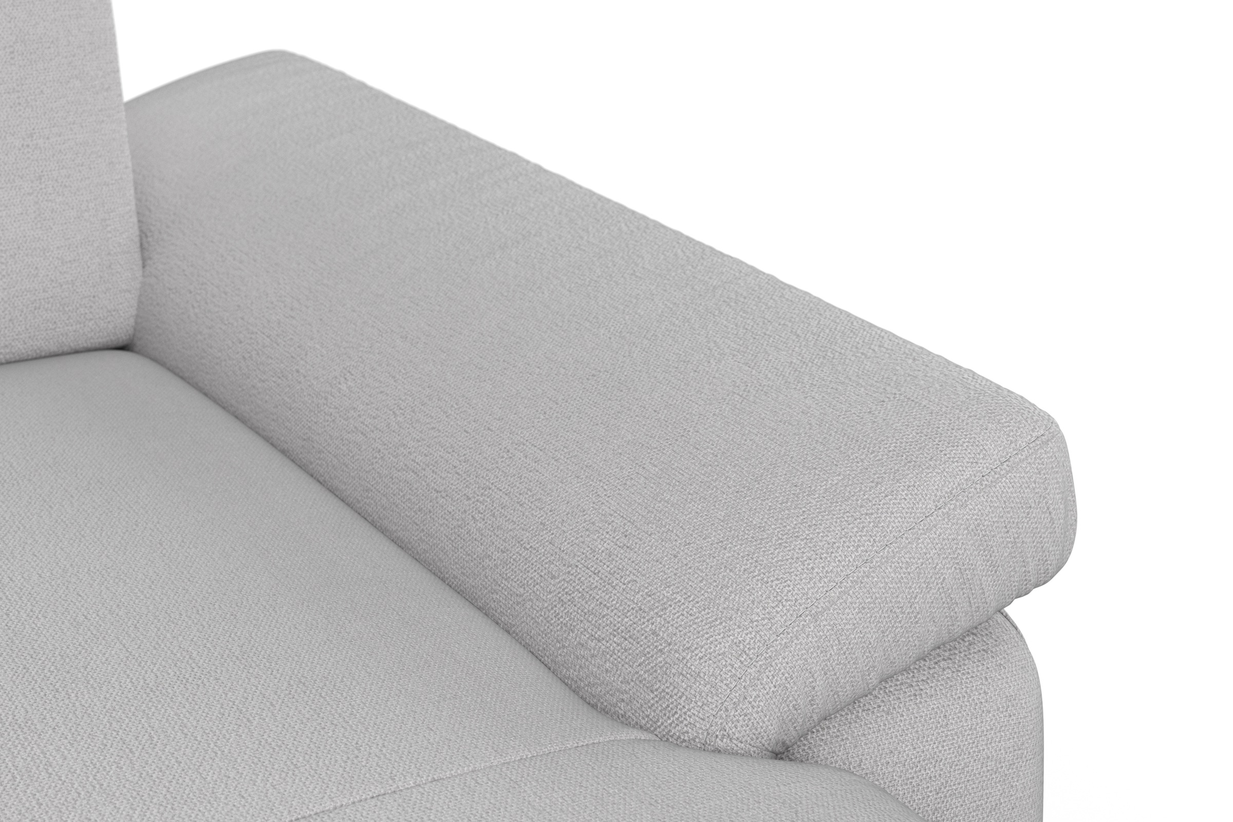 sit&more Ecksofa »Padua L-Form«, inklusive Sitztiefenverstellung, Armteilfunktion und Federkern