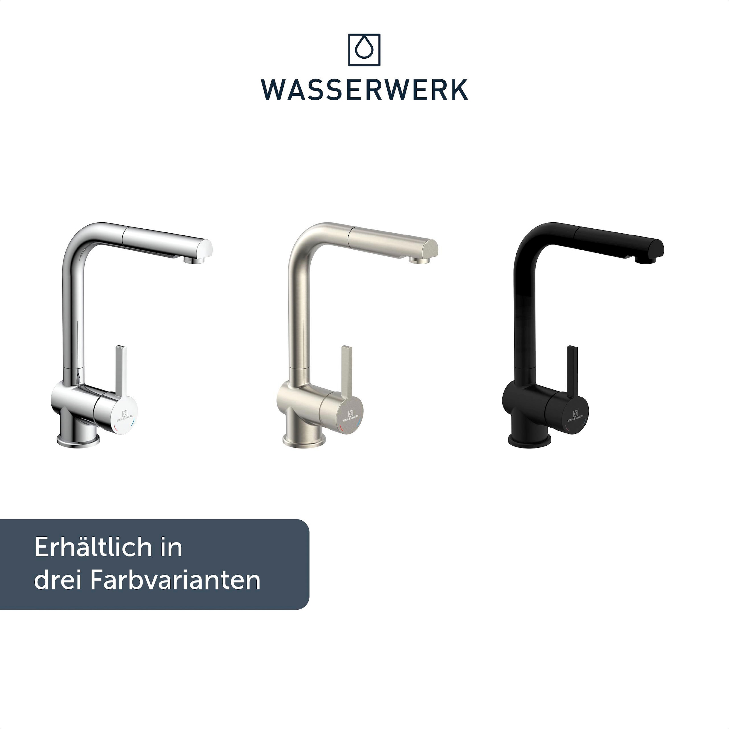 WASSERWERK Spültischarmatur »WK 4, Wasserhahn, Küche, Einhebelmischer«