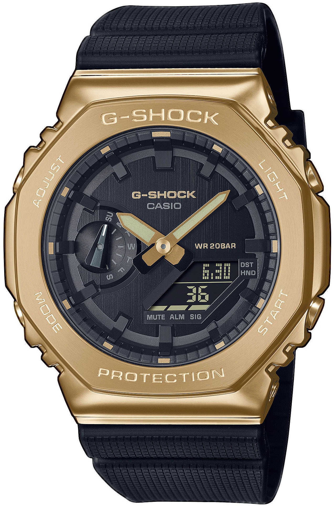 CASIO G-SHOCK Chronograph »GM-2100G-1A9ER«, Quarzuhr, Armbanduhr, Herrenuhr günstig online kaufen