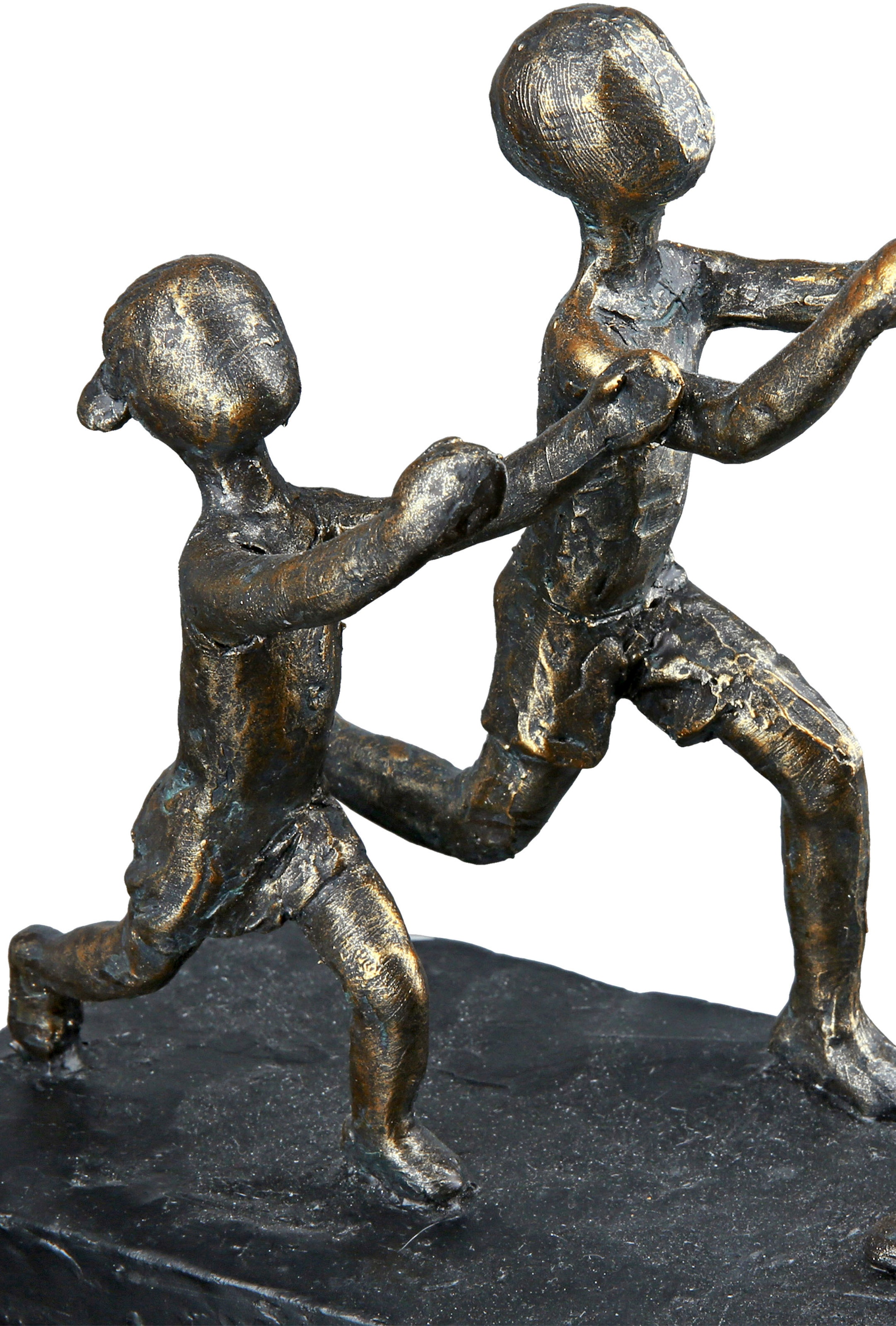 Casablanca by Gilde Dekofigur bronzefarben/grau«, bestellen Raten (1 grau »Skulptur In Arme, auf meine St.)