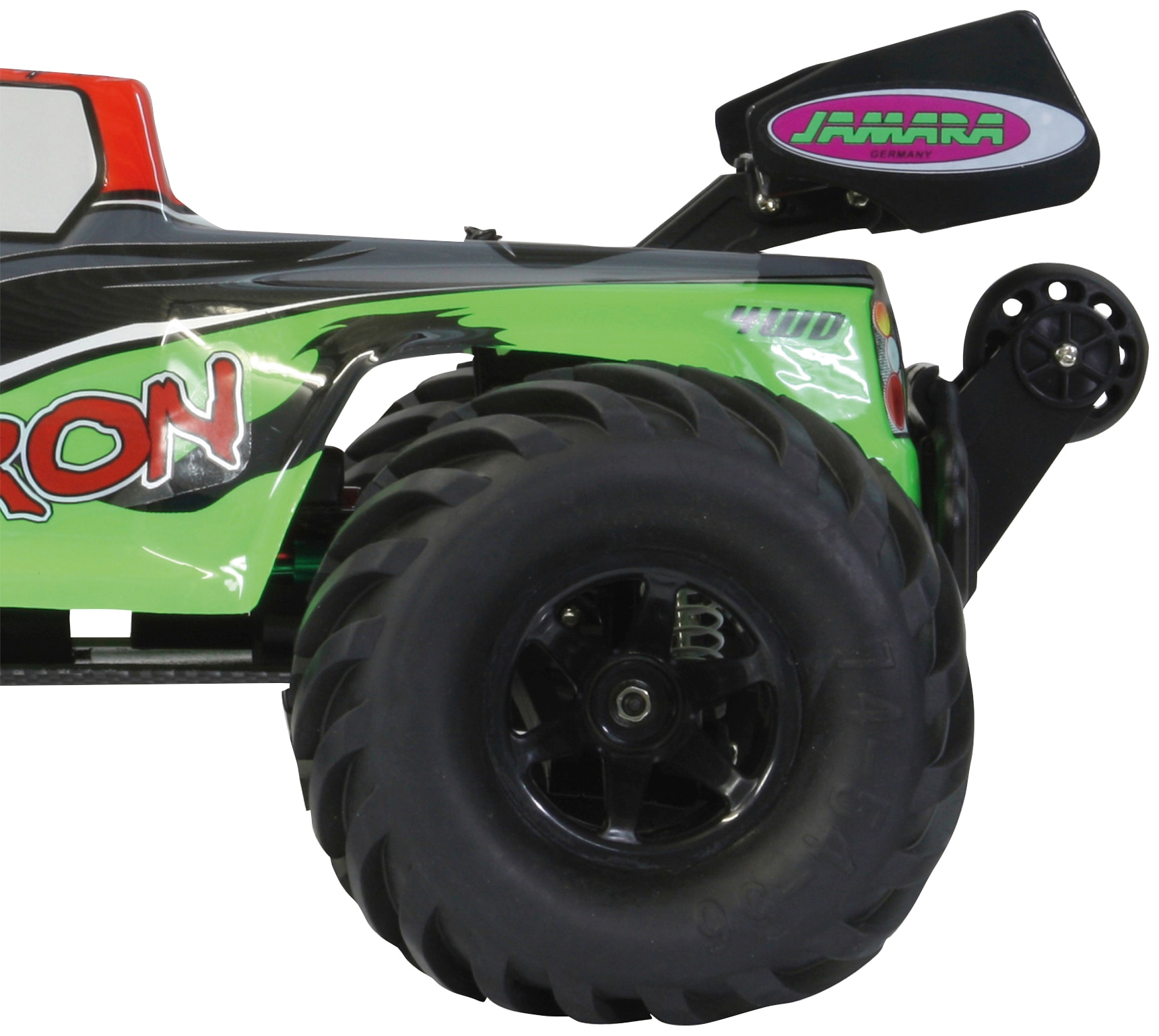 Jamara RC-Monstertruck »Akron Monstertruck BL 4WD«, 1:10, 2,4 GHz, Wheelybar