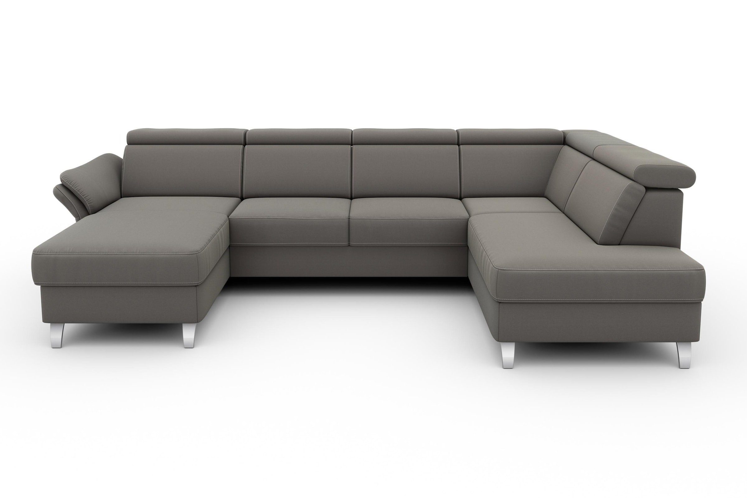 sit&more Wohnlandschaft »Vincenzo U-Form« inklusive Kopfteilverstellung, wa günstig online kaufen