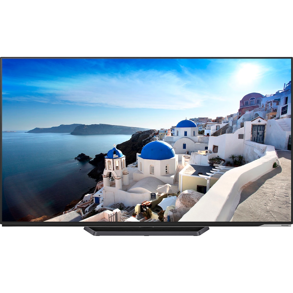Hisense OLED-Fernseher »65A85H«, 164 cm/65 Zoll, 4K Ultra HD, Smart-TV, 120Hz, HDMI 2.1, Dolby Vision IQ, Dolby Atmos, Sprachassistenten