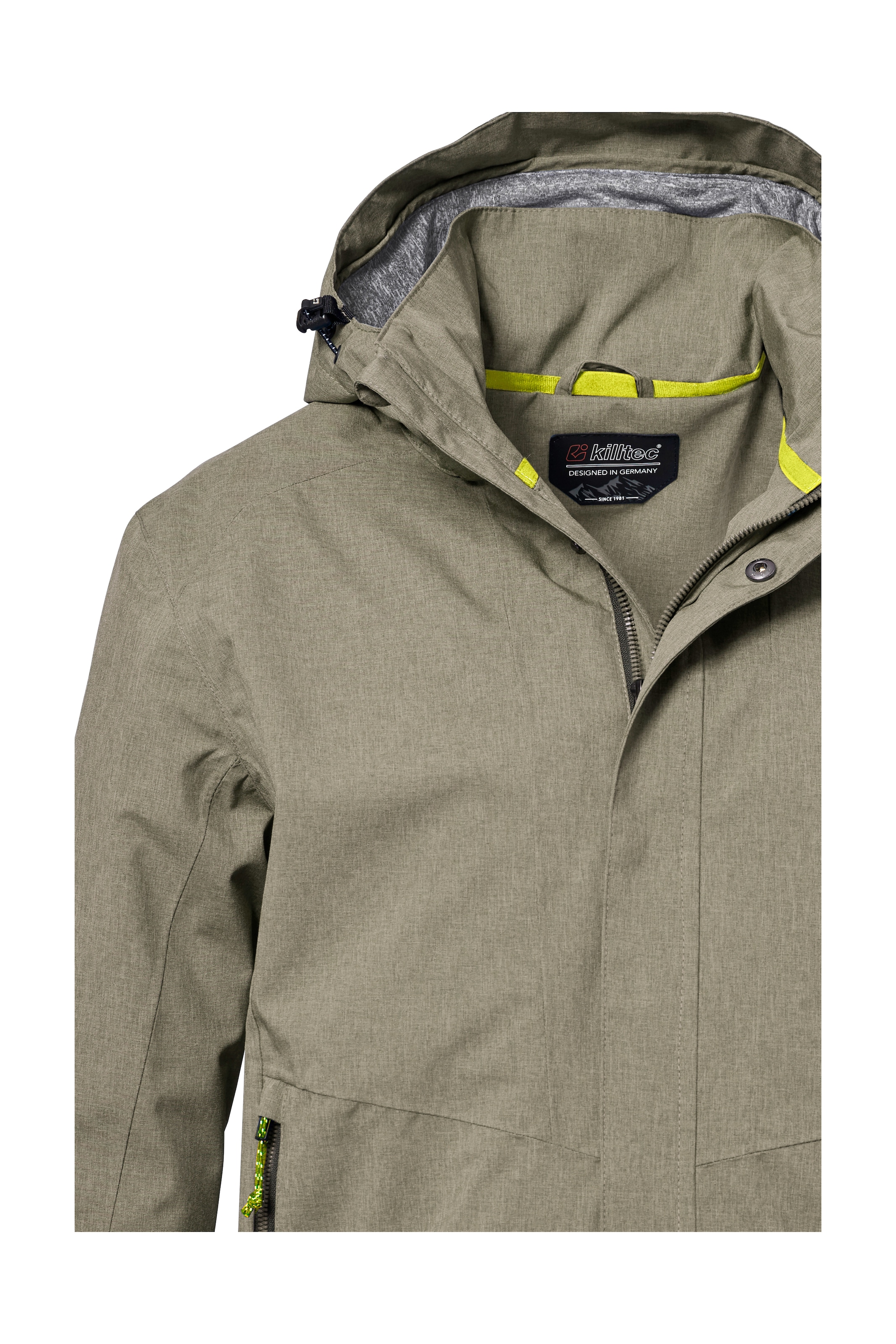 Killtec Outdoorjacke »KOS 53 MN JCKT«, Funktionsjacke: Wind- und wasserdicht, atmungsaktiv, Kapuze abnehmbar
