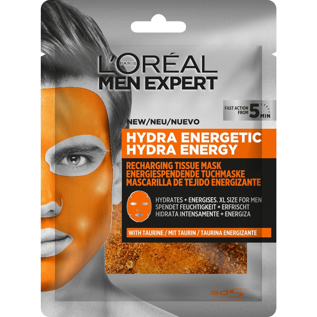 L'ORÉAL PARIS MEN EXPERT Tuchmaske »Hydra Energy«