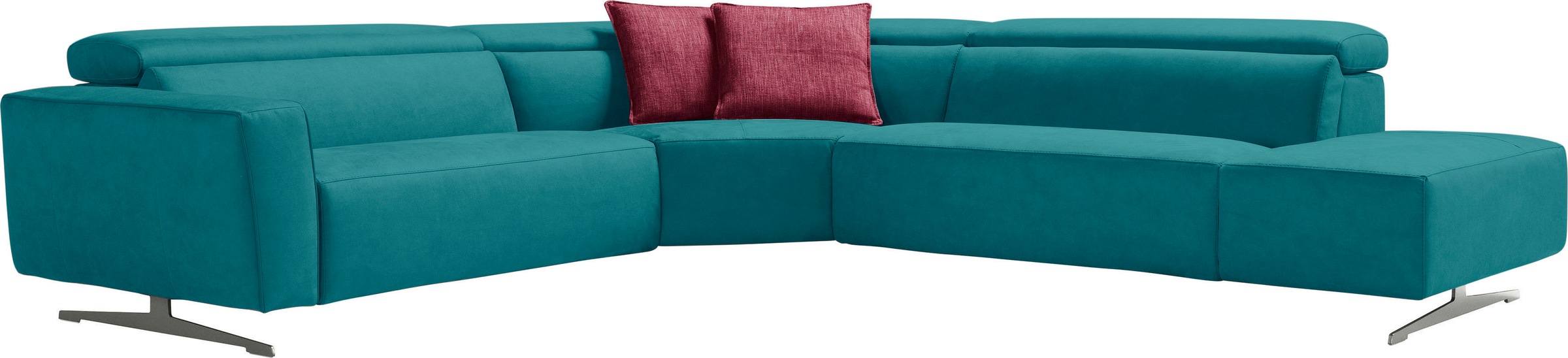 Egoitaliano Ecksofa »Stefanie-e, Designsofa der Extraklasse, bequem mit hoh günstig online kaufen