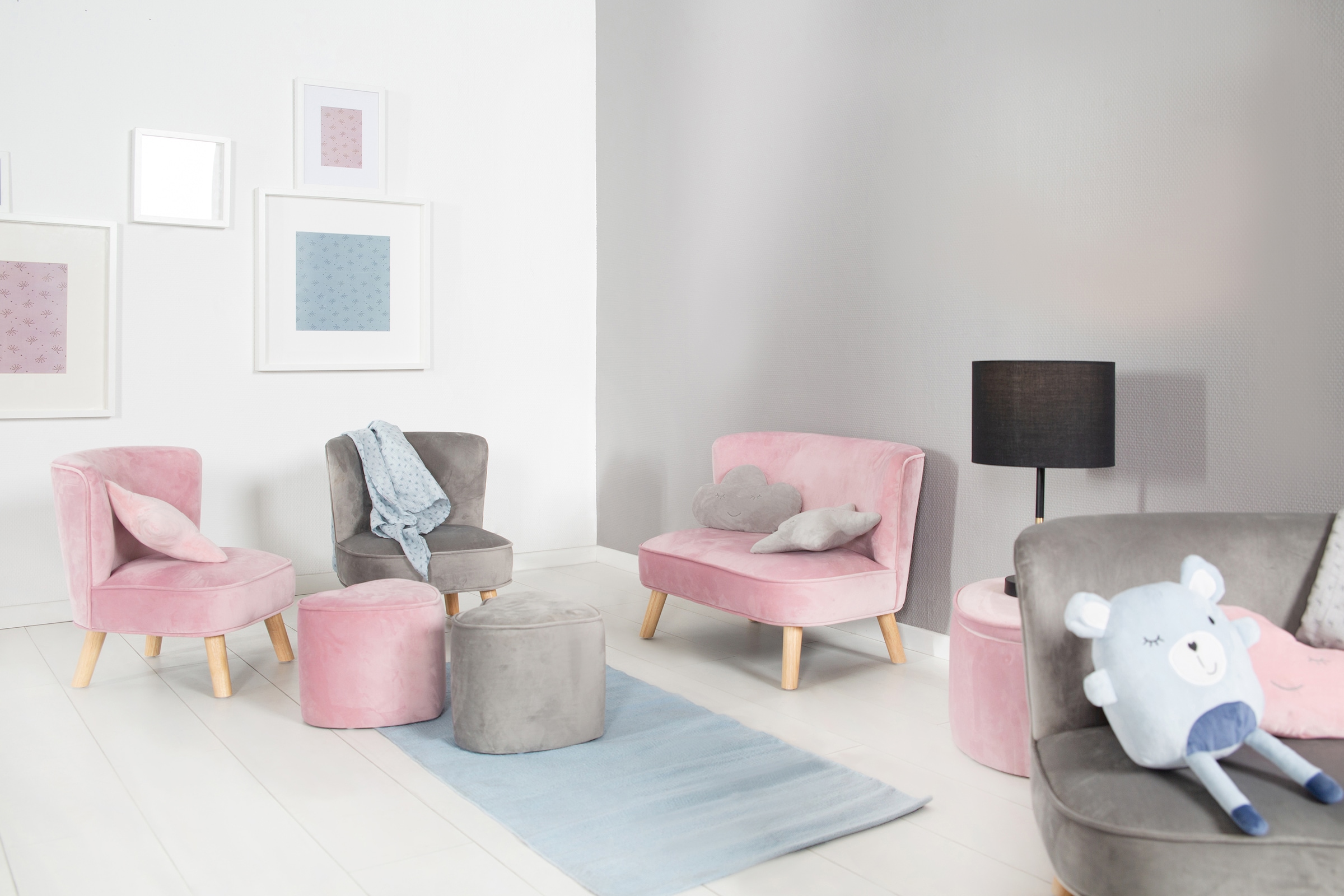 roba® Kindersessel »Lil Sofa«, mit Holzfüßen