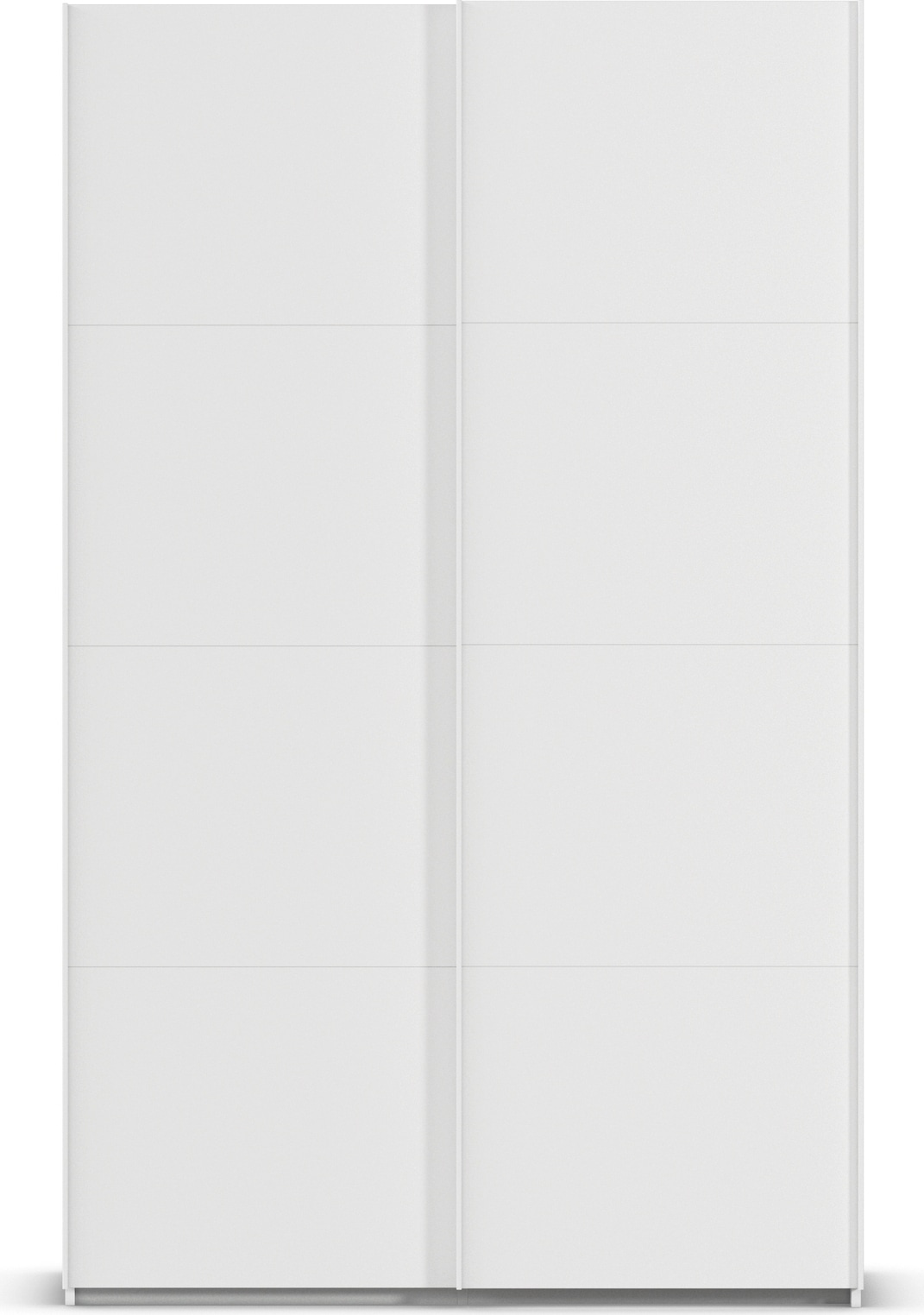rauch Schwebetürenschrank »Kleiderschrank Schrank Garderobe Schlafzimmerschrank EVELYN«, in elegantem Stil, in 5 Breiten, Griffe in Korpusfarbe MADE IN GERMANY