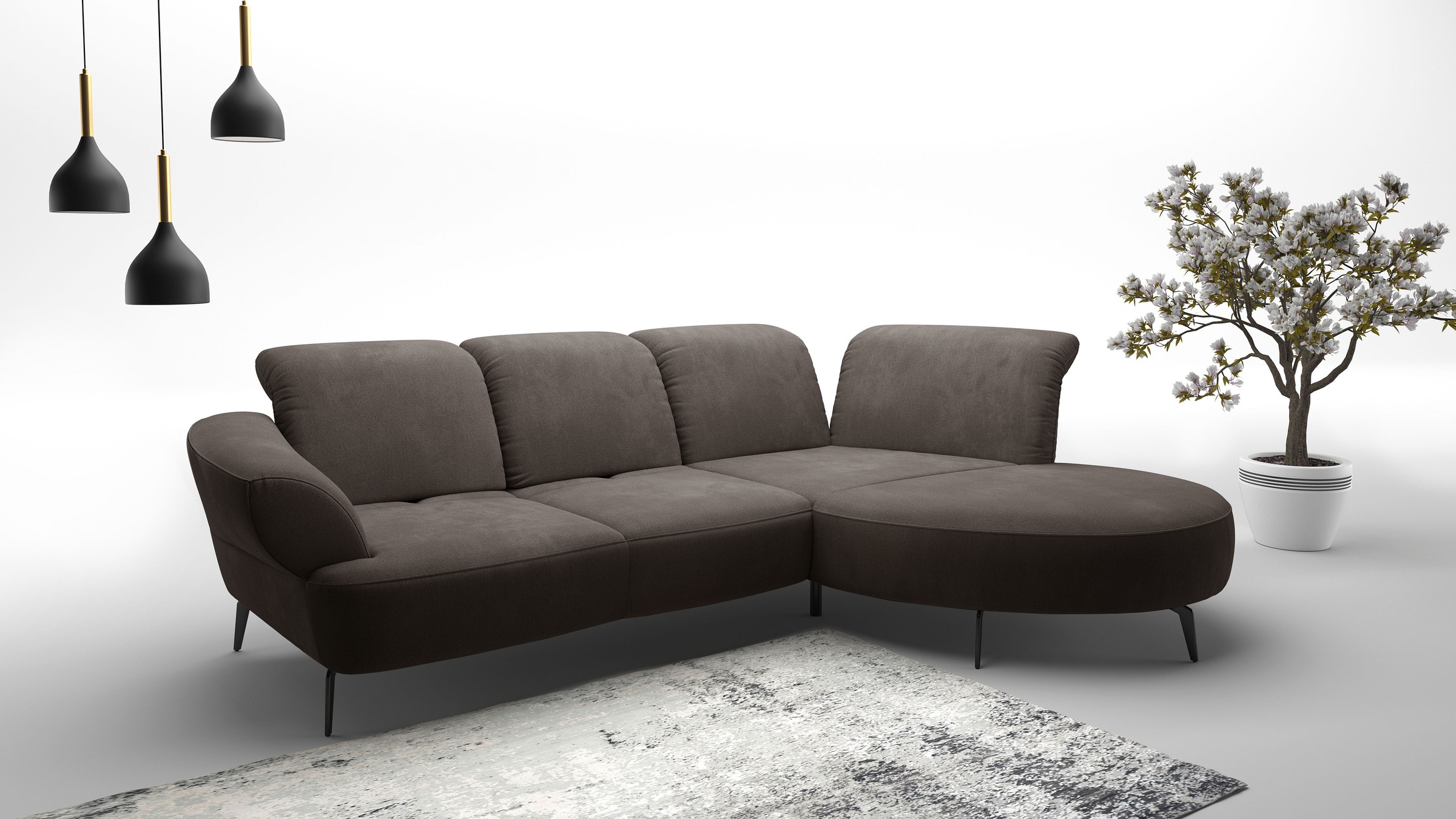 sit&more Ecksofa »Dance, L-Form, inkl. Sitztiefenverstellung« inkl. Click&S günstig online kaufen