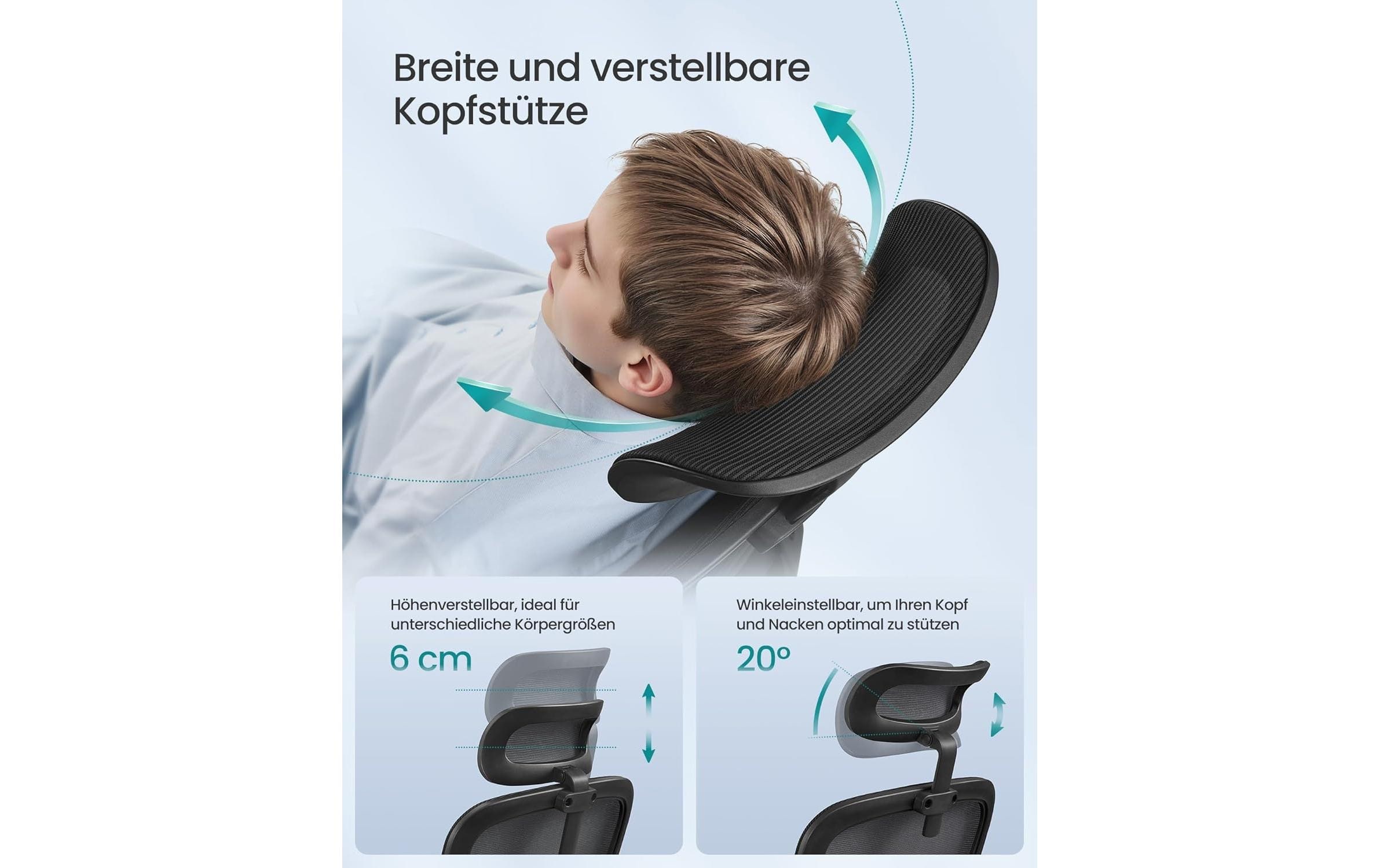 SONGMICS Bürostuhl »mit Armlehnen« ()