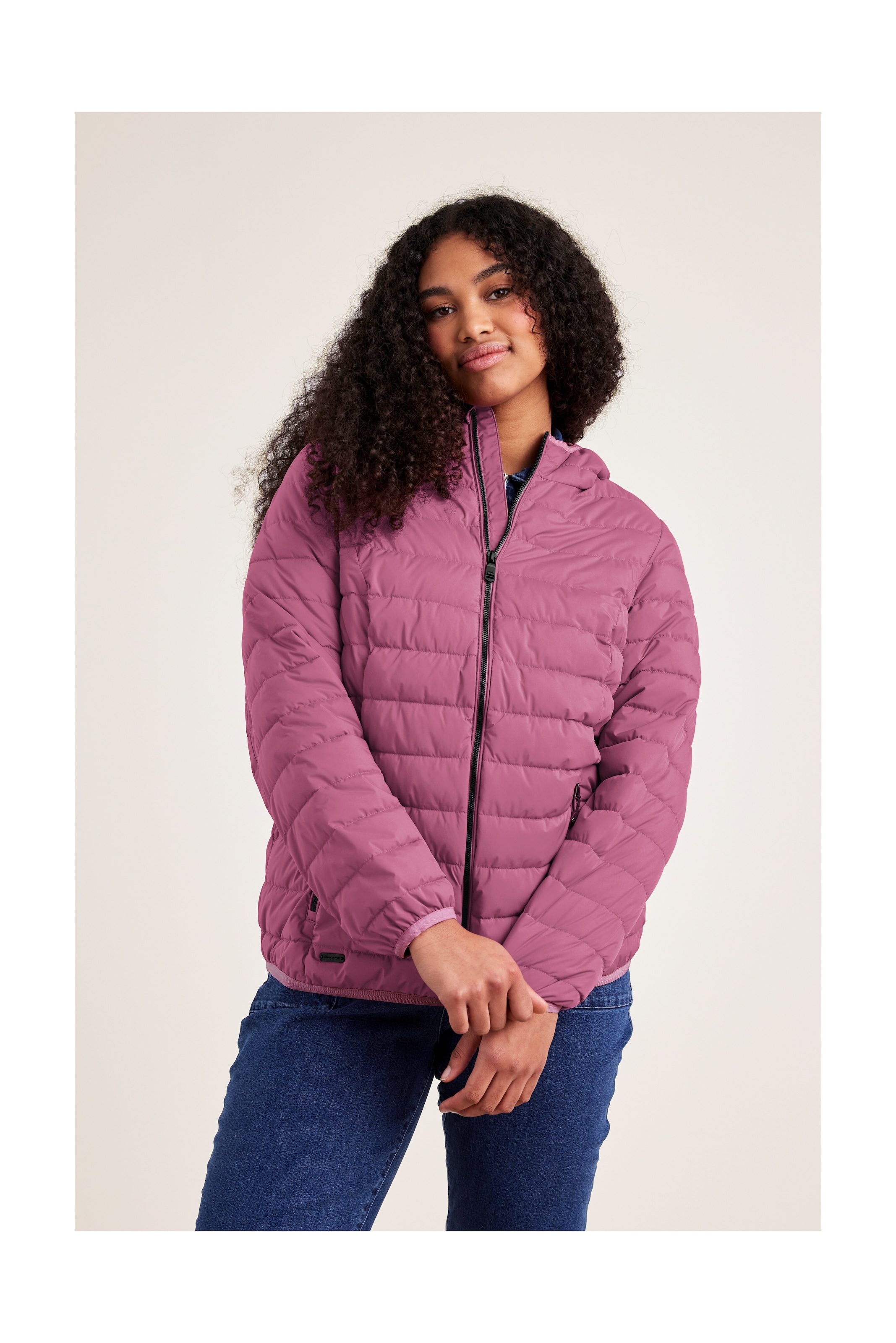 STOY Steppjacke »STS 3 WMN QLTD JCKT«, atmungsaktive, wasserabweisende Damen Steppjacke in großen Größen