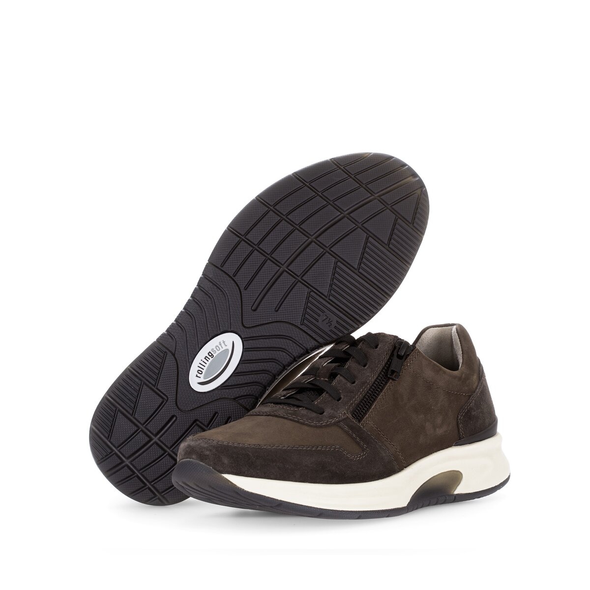 Gabor Sneaker »rollingsoft Sneaker low Materialmix Leder«