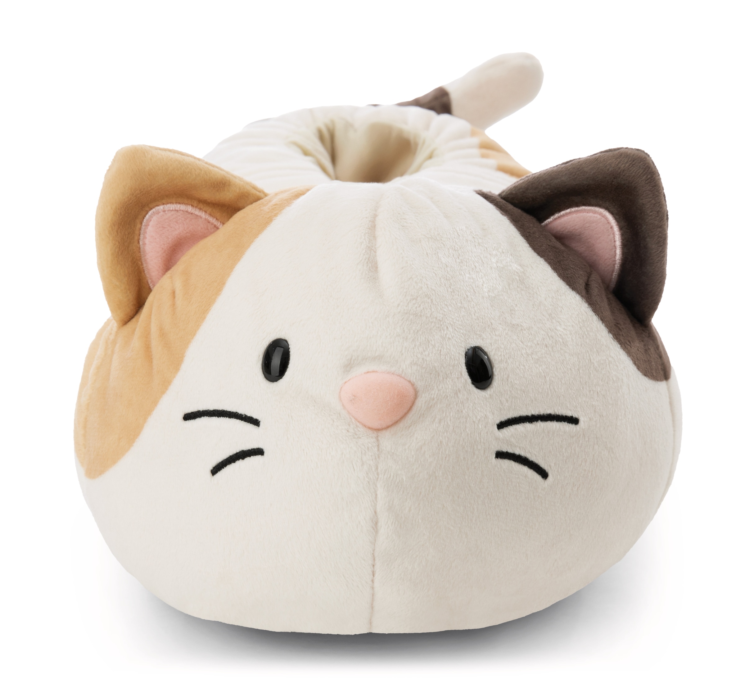 Nici Plüsch Hausschuhe »Nici Green Mymochi Katze Angy«, Hausschuh zum Schlupfen