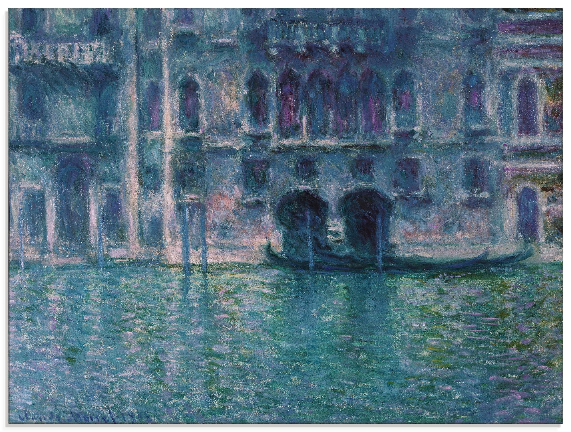 Artland Glasbild "Der Palazzo de Mula in Venedig. 1908", Italien, (1 St.), günstig online kaufen