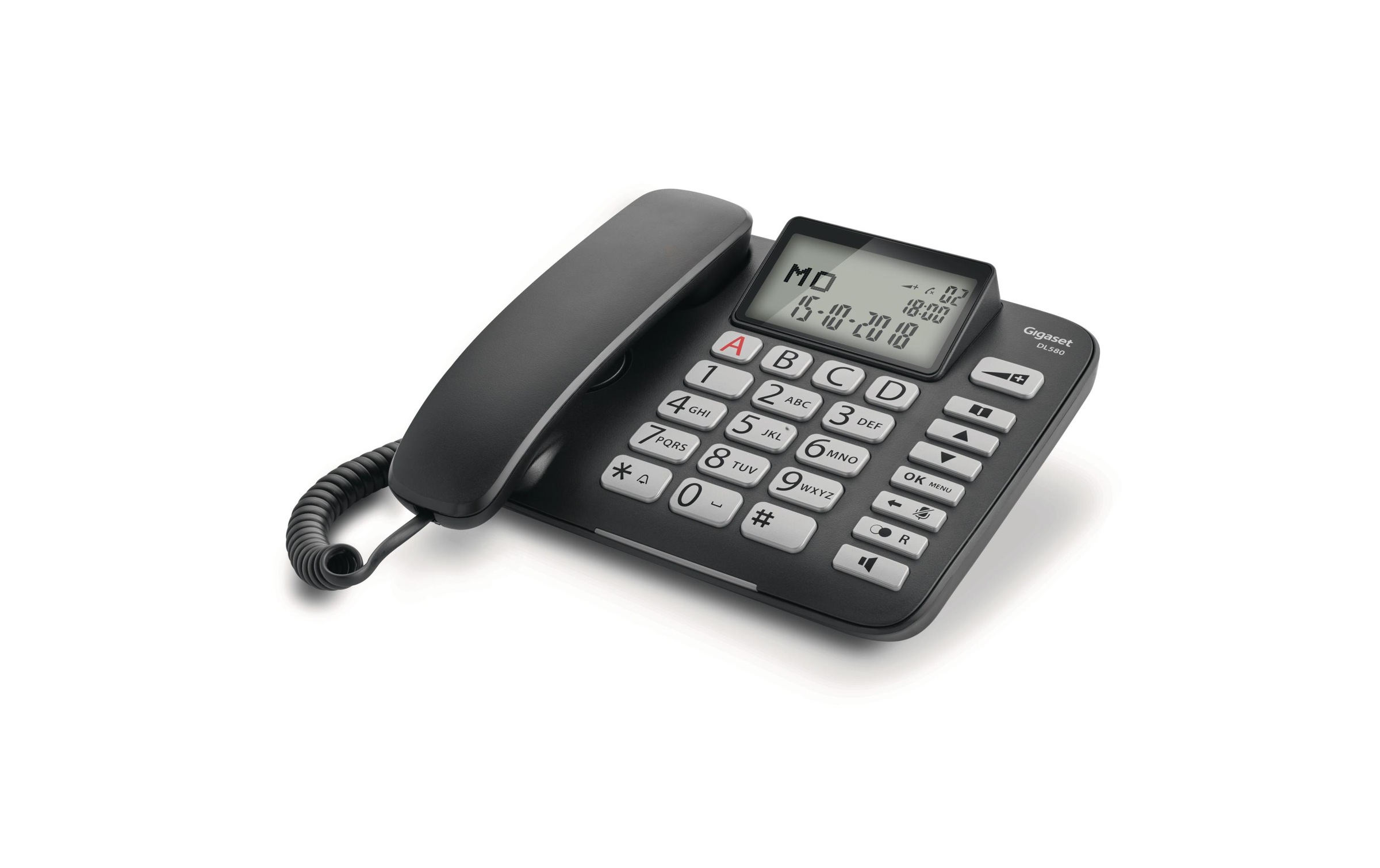 Gigaset Kabelgebundenes Telefon »DL580 Schwarz« ( )