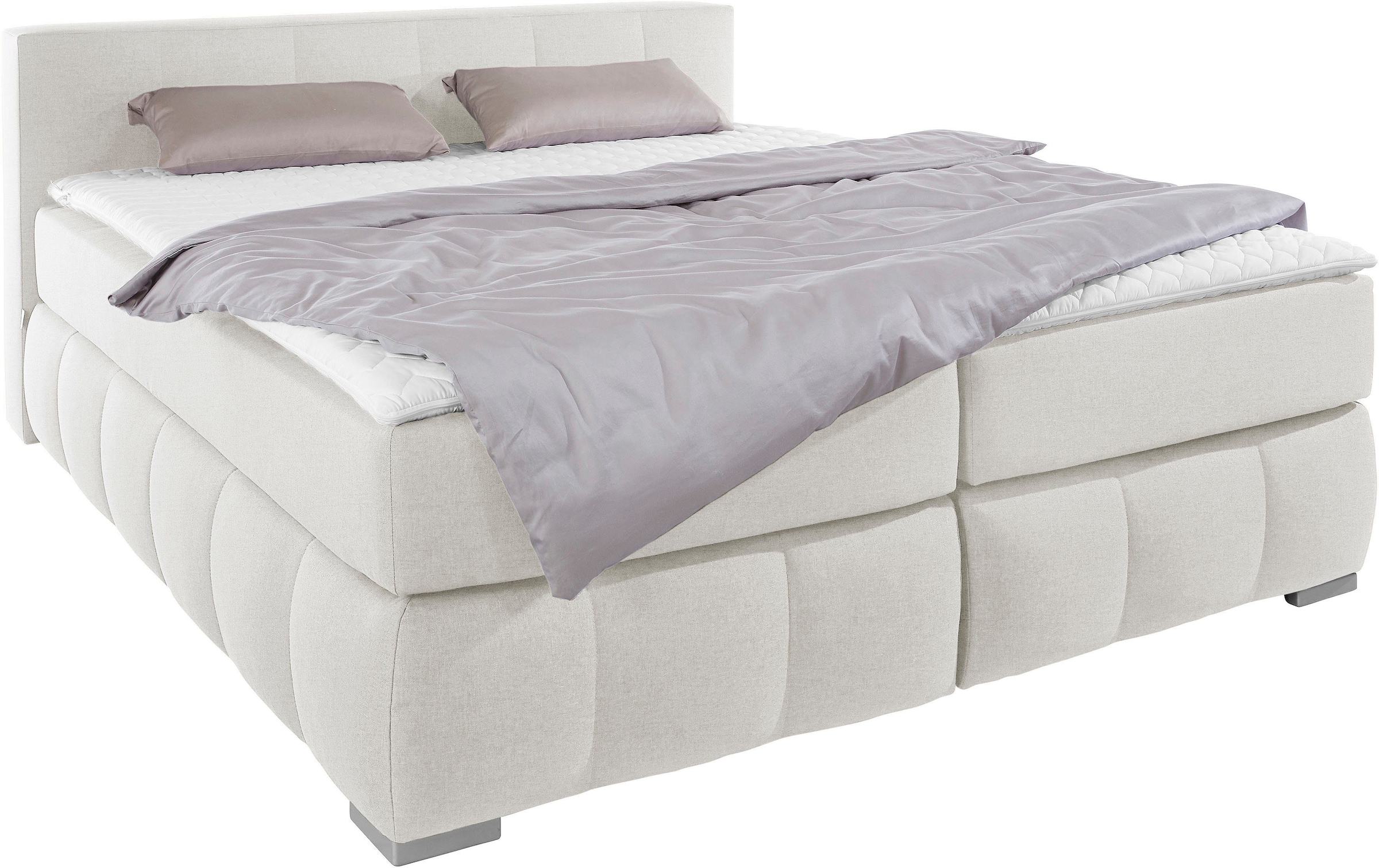 2. Bild von Guido Maria Kretschmer Home&Living Boxspringbett »Chelles«, inkl. Topper, in XXL- Überlänge 220 cm, Unterbox mit feine Wölbung