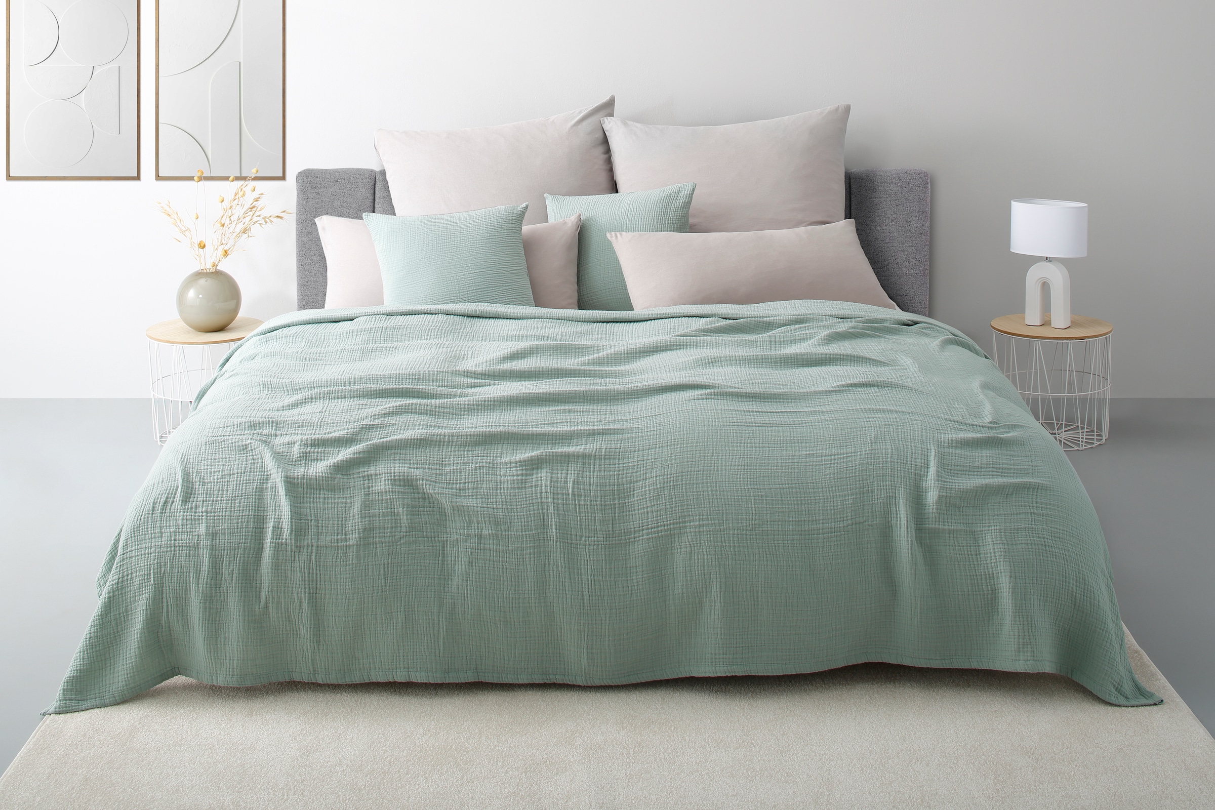 OTTO home Kissenbezug »Bailee« weiche Musselin Qualität, viele Farben erhältlich, Bezug in 50x50 cm