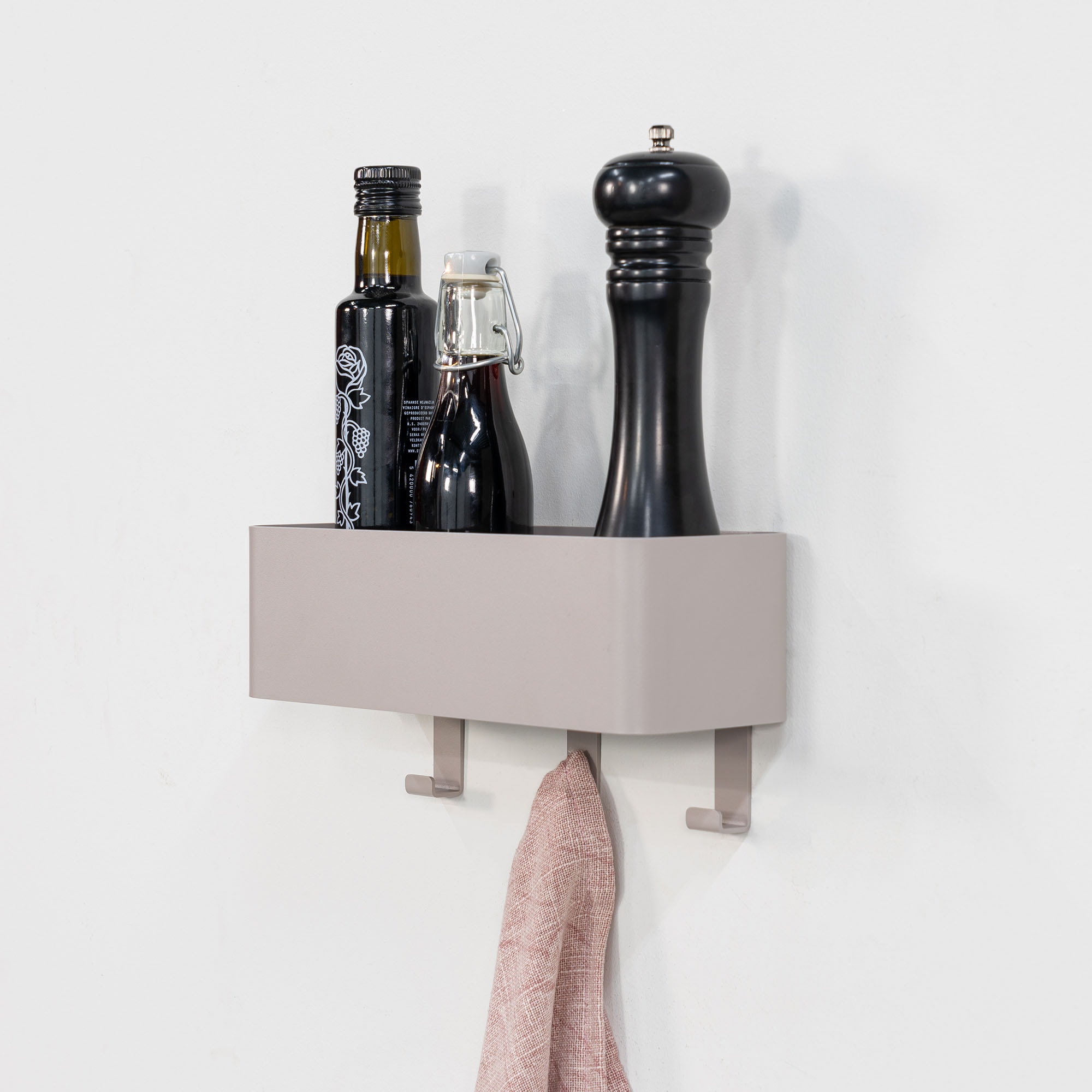Spinder Design Garderobenhaken »Multi 3«, (1 St.), 2-in-1 Wandregal + Garderobe