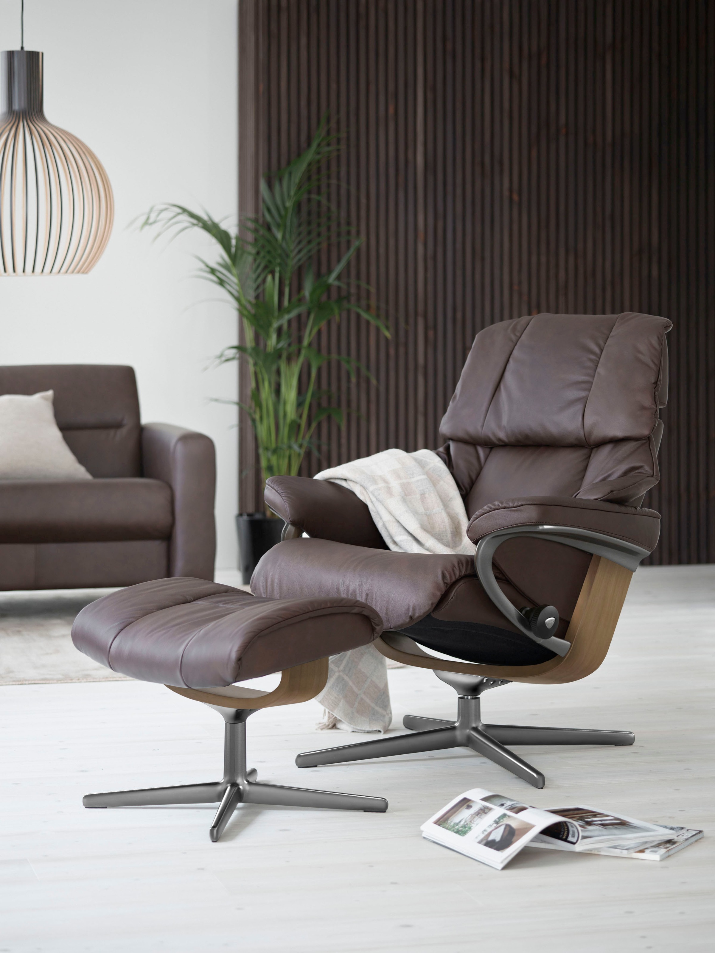 Stressless® Relaxsessel »Reno«, (Set, Relaxsessel mit Hocker), mit Hocker, günstig online kaufen