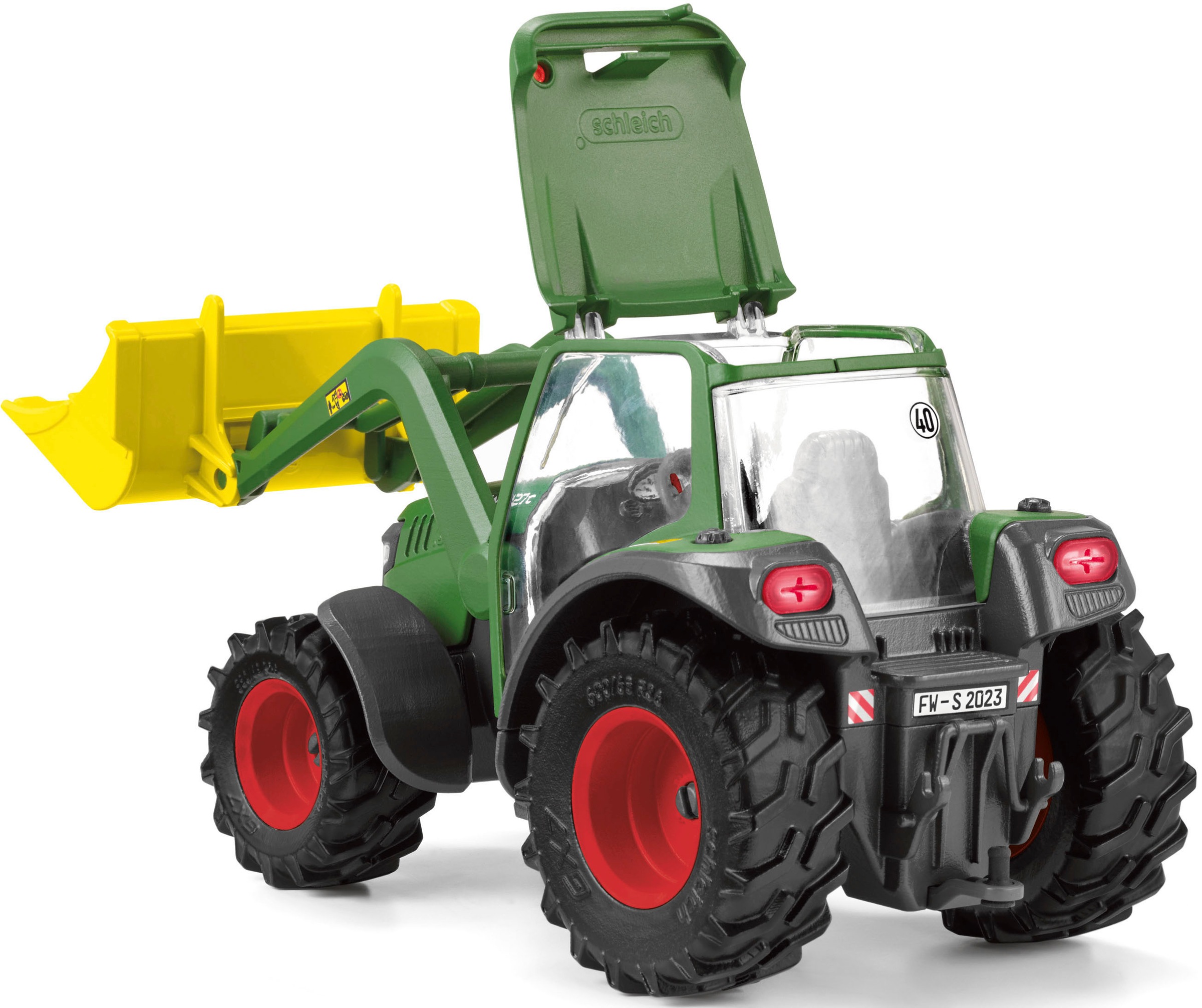 Schleich® Spielwelt »FARM WORLD, Traktor mit Anhänger (42608)«