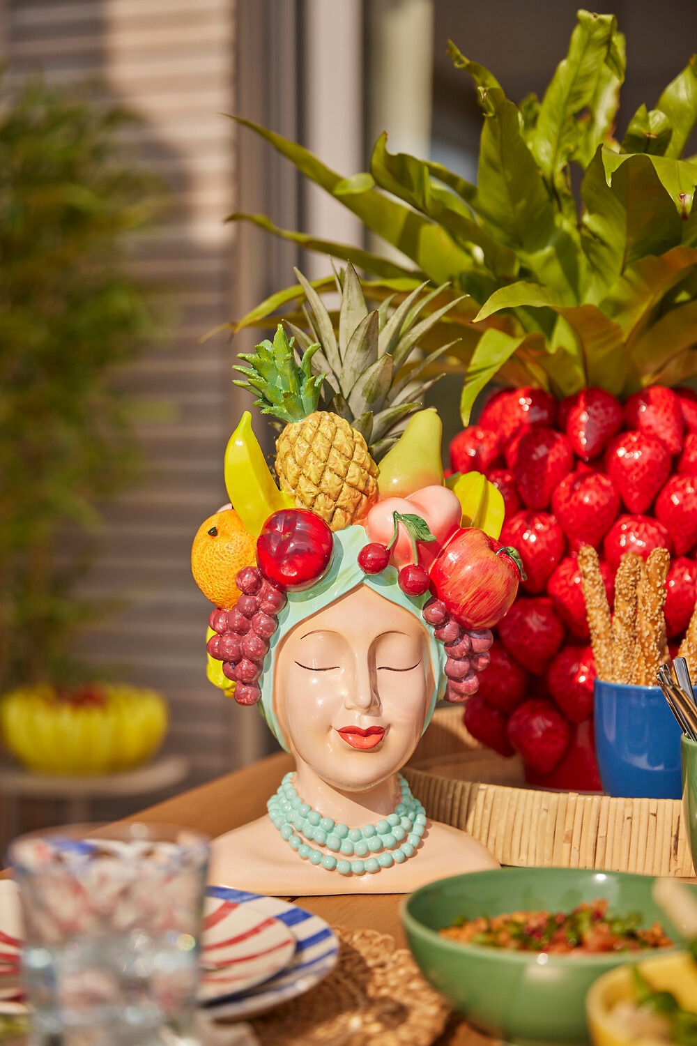 Kare Design Dekovase »Deko Vase Fruity 37cm«