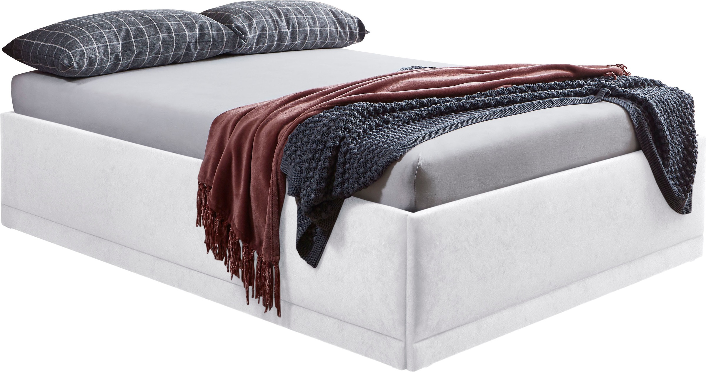 Westfalia Schlafkomfort Polsterbett »Texel« Komforthöhe mit Zierkissen, Bet günstig online kaufen