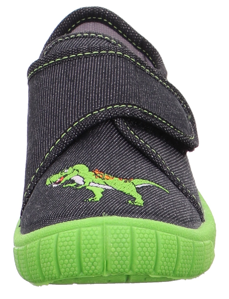 Superfit Hausschuh »BILL WMS: mittel«  Kindergartenschuh mit Klettverschluss, Größenschablone zum Download