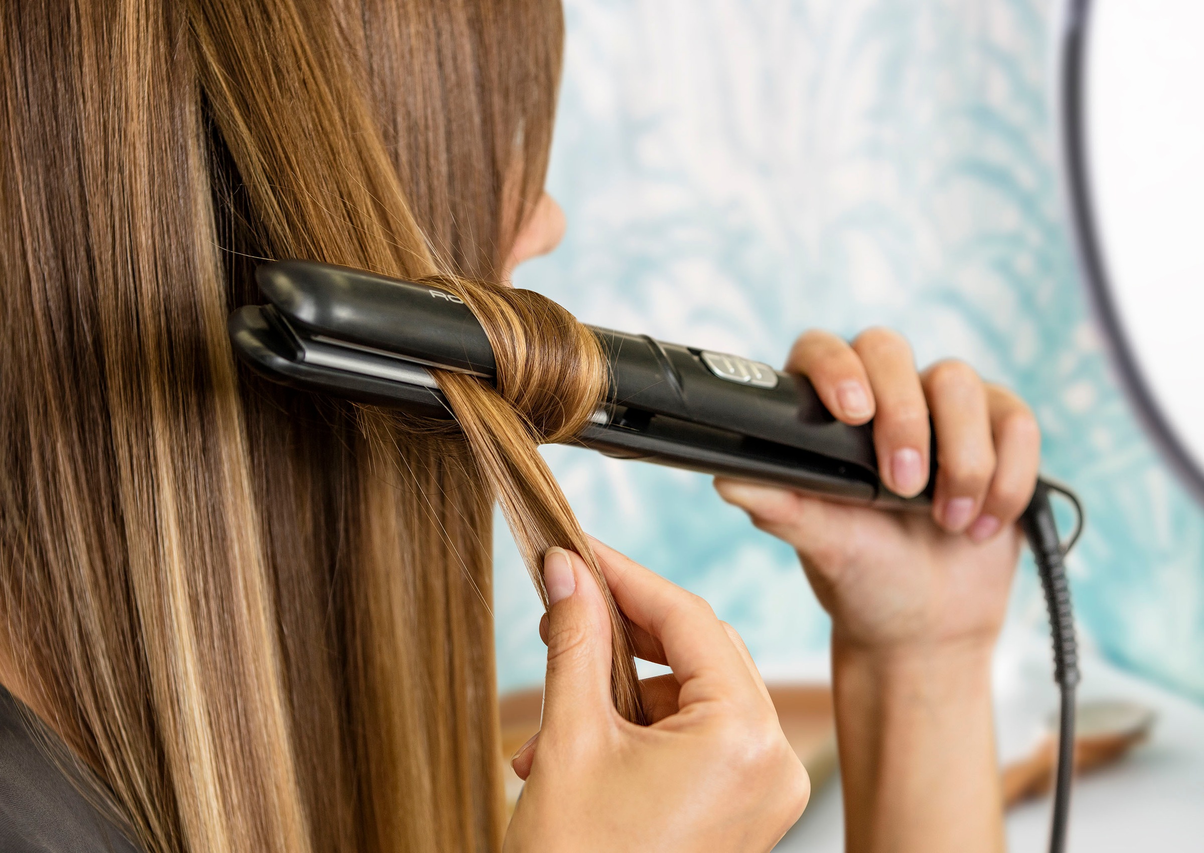 Rowenta Glätteisen »SF1810 Express Style«, Keramik-Turmalin-Beschichtung, Einfache Einknopfbedienung, Straight & Curl Funktion