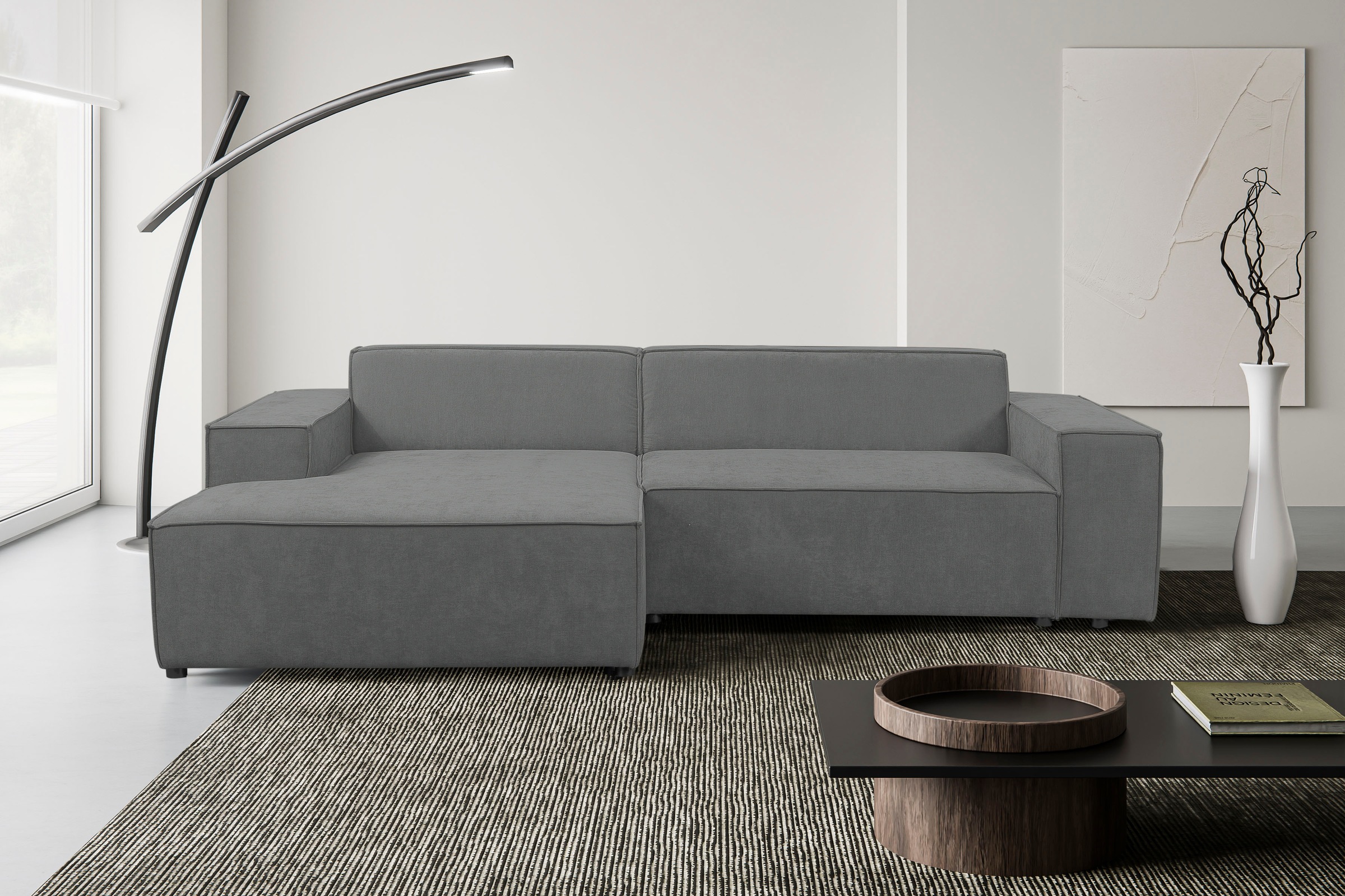 WERK2 Ecksofa »Trento, elegant & zeitlos, Breite 268cm, pflegeleichte Bezüg günstig online kaufen