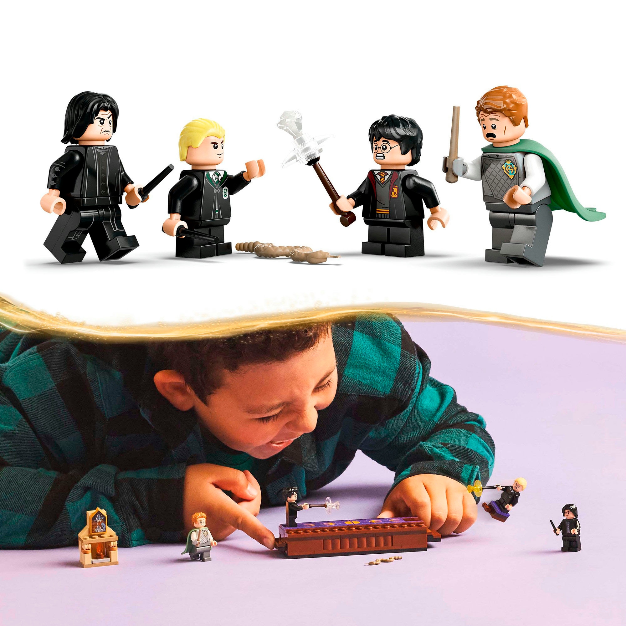 LEGO® Konstruktionsspielsteine »Schloss Hogwarts™: Duellierclub (76441), LEGO Harry Potter™«, (158 St.), Made in Europe
