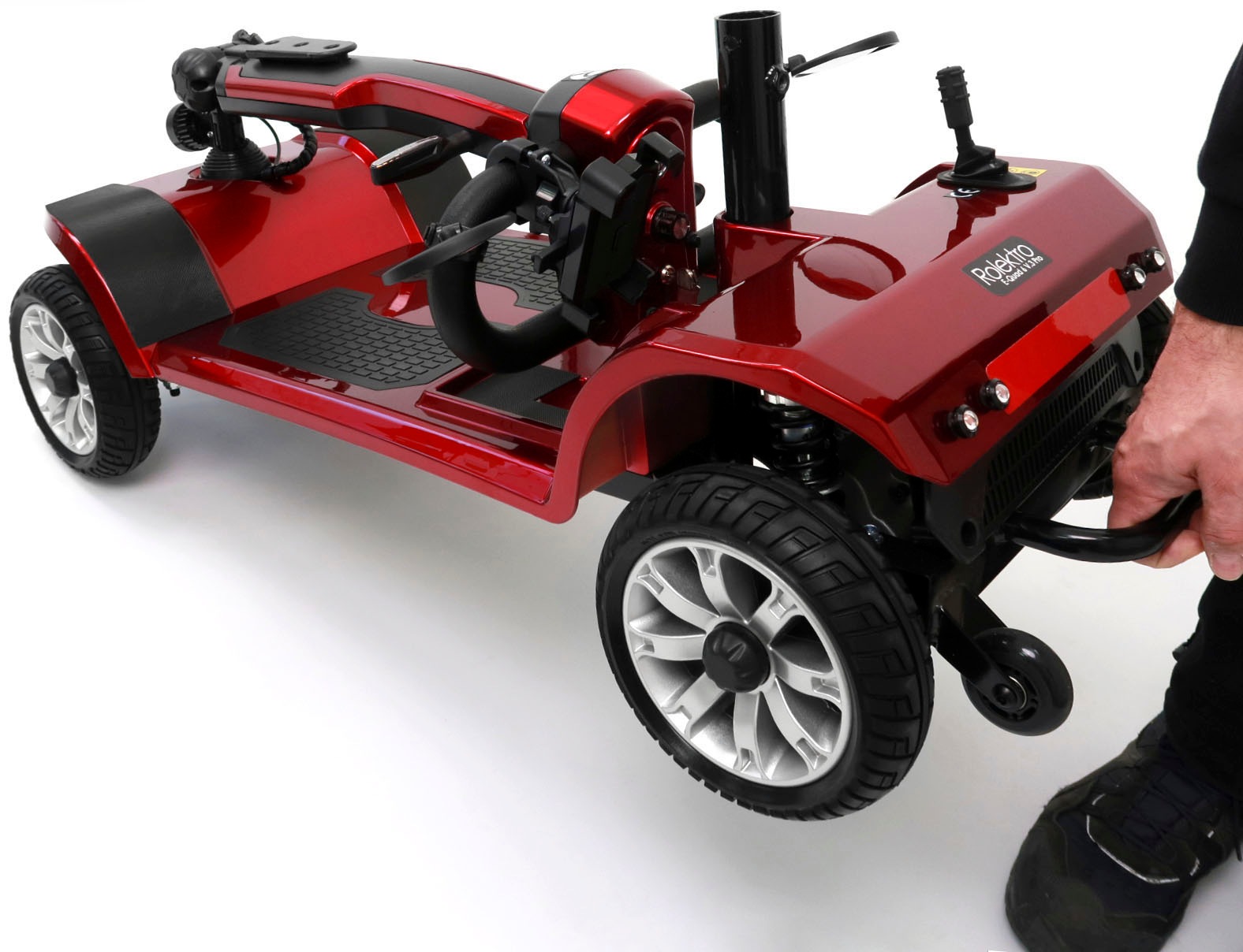 Rolektro Elektromobil »E-Quad 6 V.3 Pro, Rot, 24V-20Ah Lithium-Akku, 300 Watt« 6 km/h