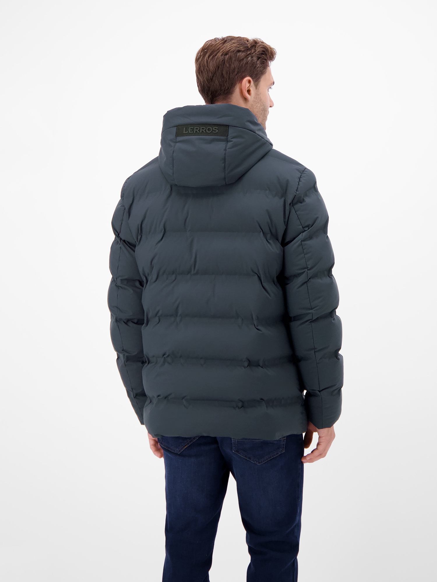 LERROS Winterjacke »LERROS Herren Winterjacke - smart und unkompliziert« mit Kapuze Wasserabweisend