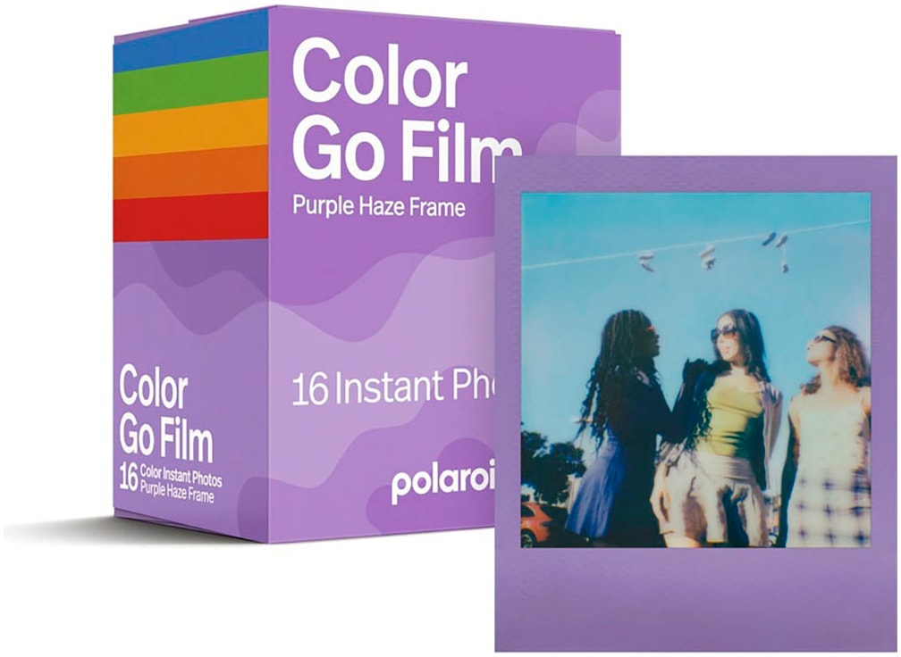 Polaroid Fotopapier »Go Film Pack 2x8 Purple Haze Frame«, 6,66 x 5,39