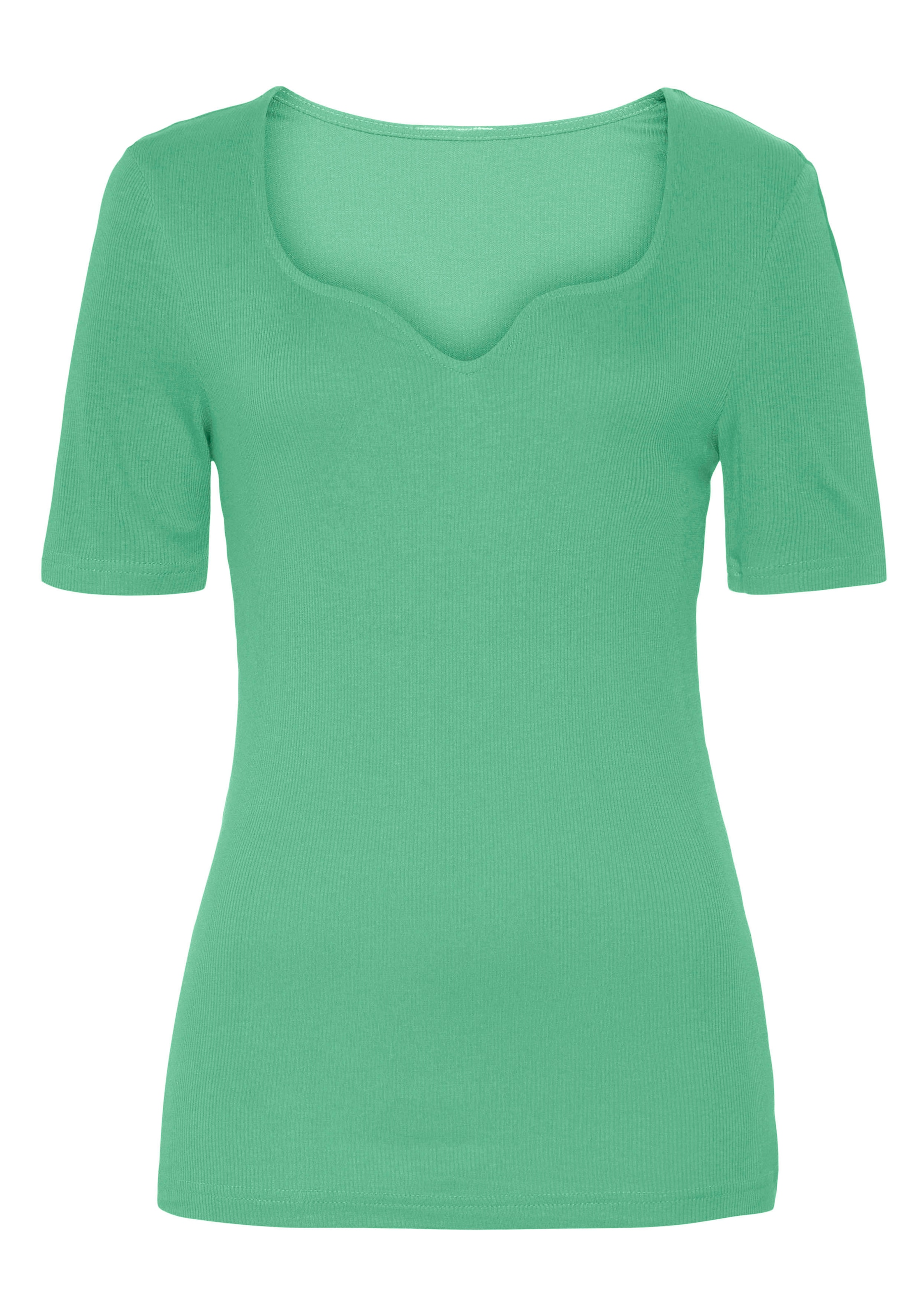 Vivance T-Shirt, mit herzförmigen Dekolleté