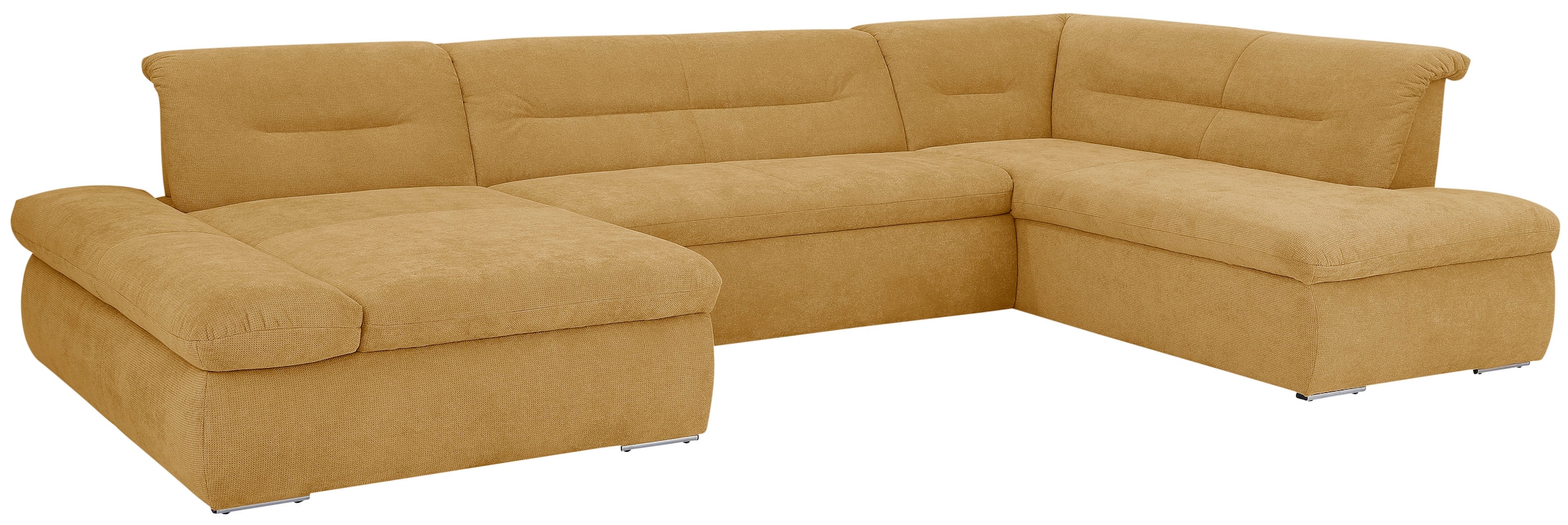 INOSIGN Wohnlandschaft »Avesa U-Form«, Wahlweise mit Armteilverstellung und Bettfunktion, B/T/H: 355/216/80cm