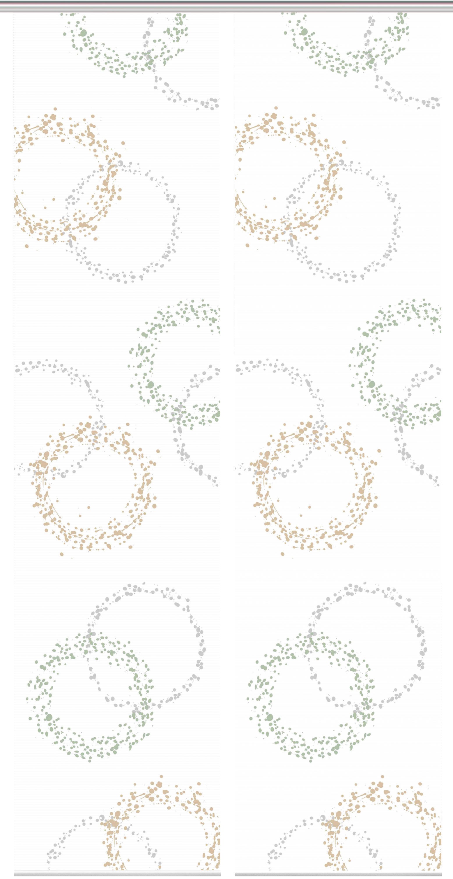 Vision S Schiebegardine »AINUR 2er SET« Paneelwagen 2 Stk. tlg. Schiebevorhang Digidruck 2er Set AINUR